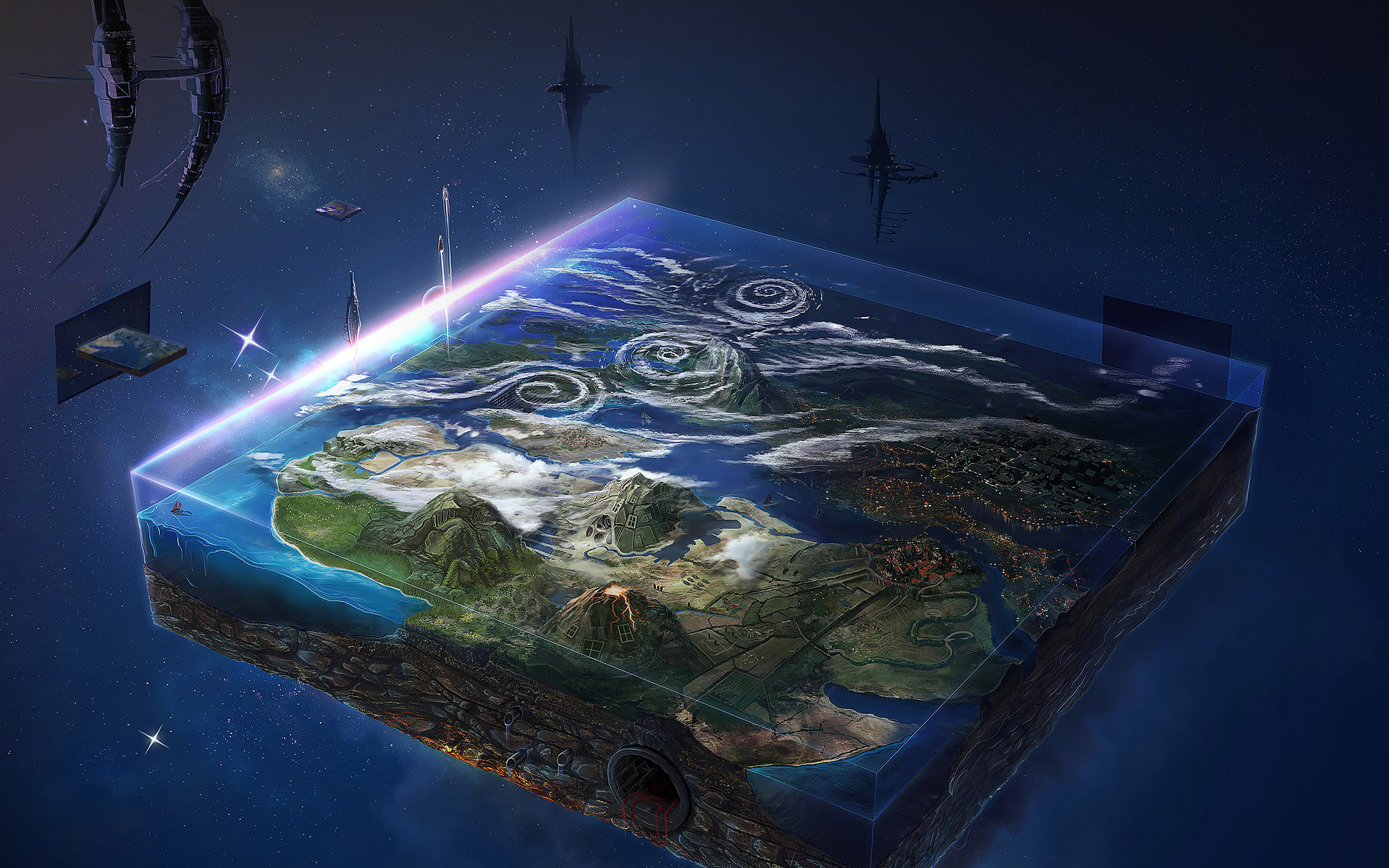 4k Wallpaper Space Art