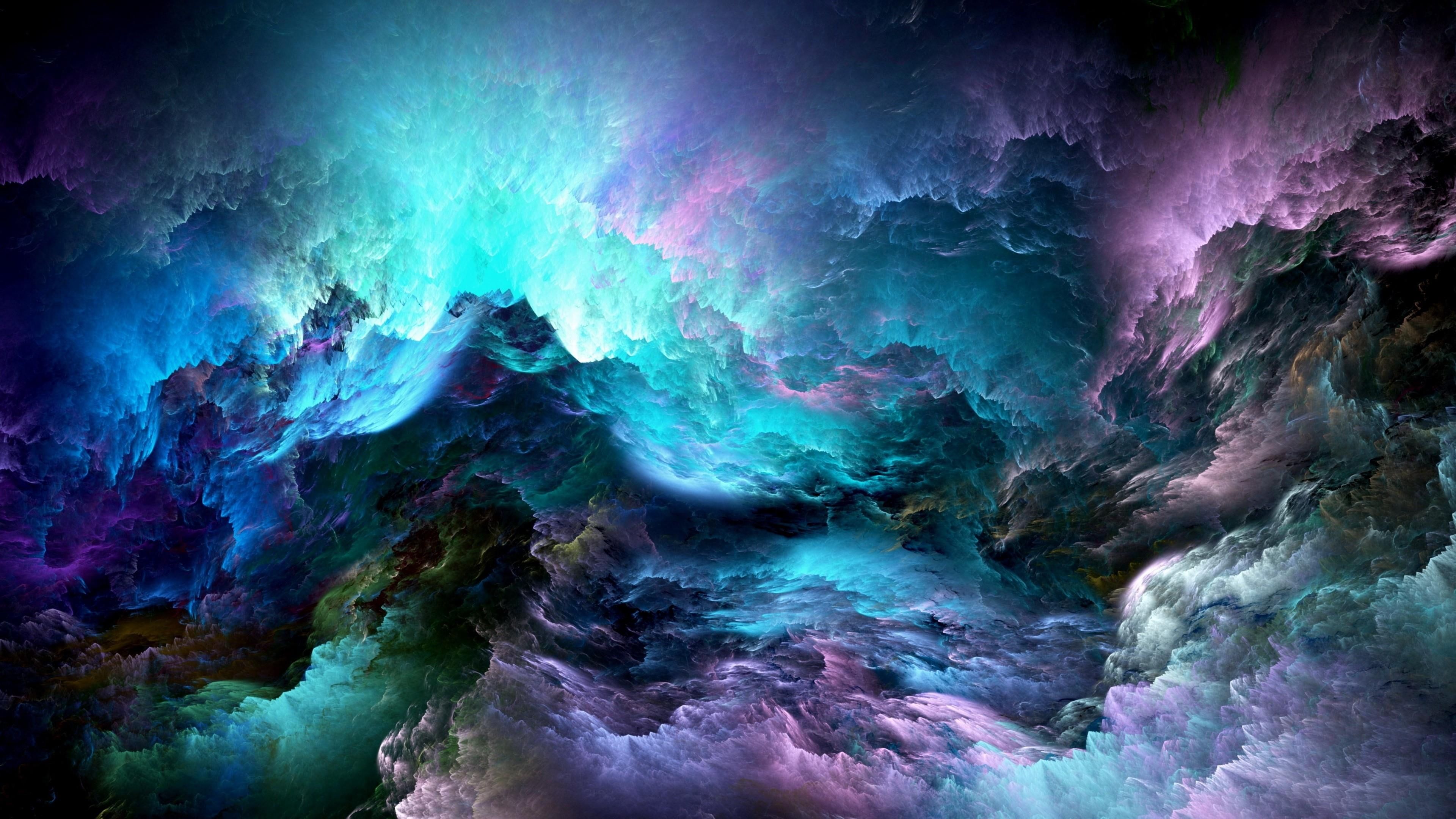 Colorful Space Art Wallpaper