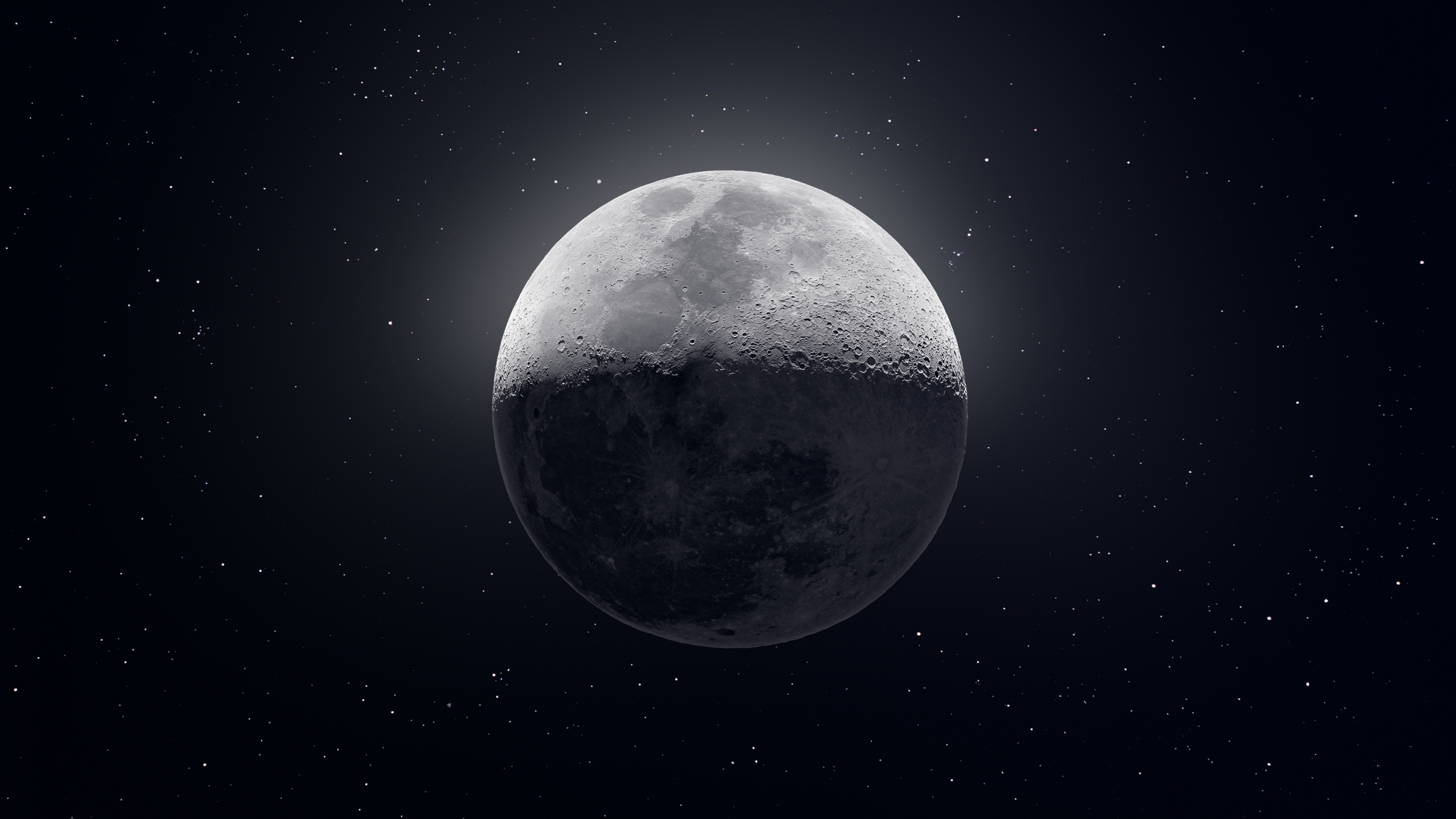 Download 3840x2160 moon, space, art 4k wallpaper, uhd wallpaper, 16:9 widescreen wallpaper, 3840x2160 HD image, background, 19256