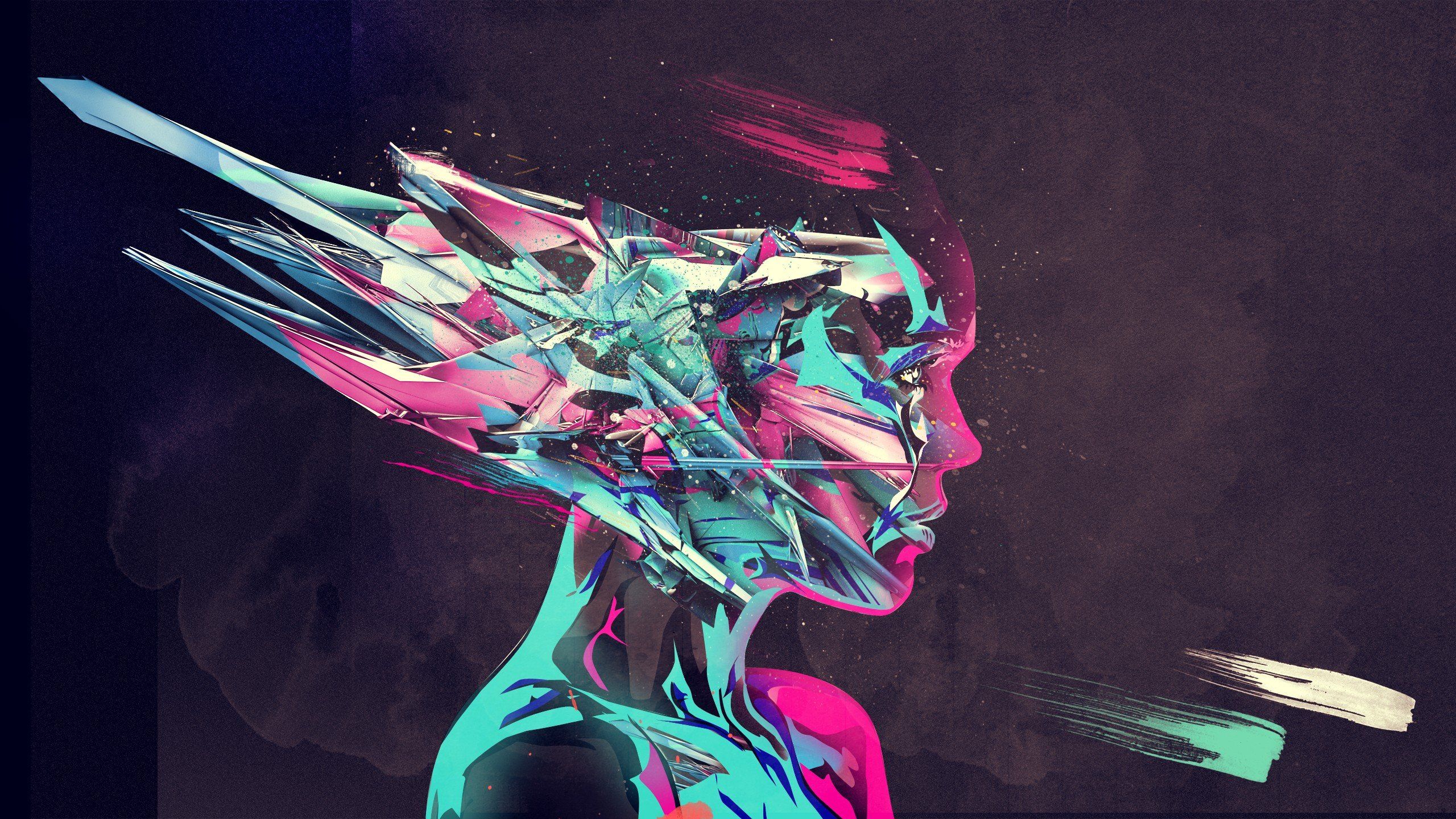 Abstract Woman Wallpaper