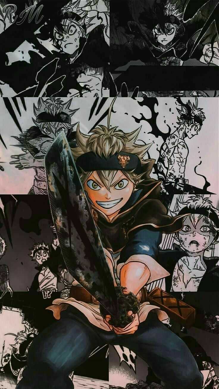 Asta Black Clover Iphone Galaxy 4K Ultra HD Mobile Wallpaper