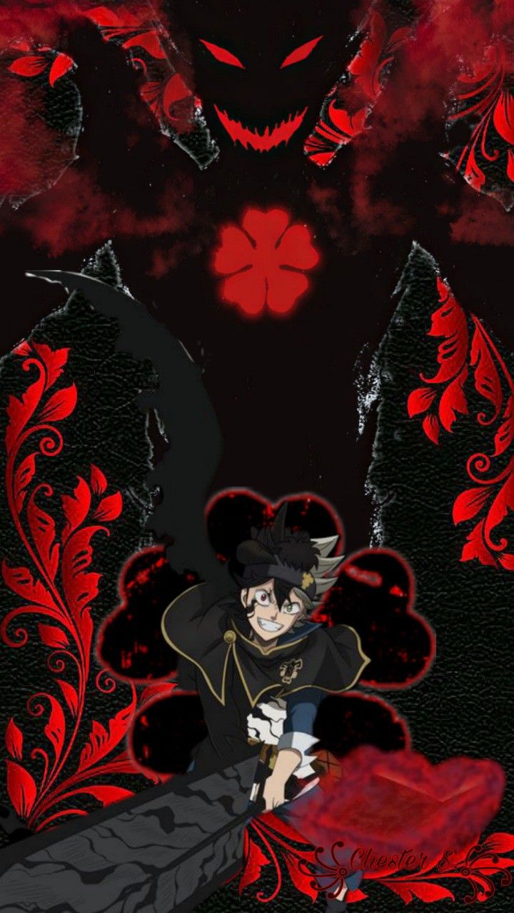 Asta Black Clover Iphone Galaxy 4K Ultra HD Mobile Wallpaper