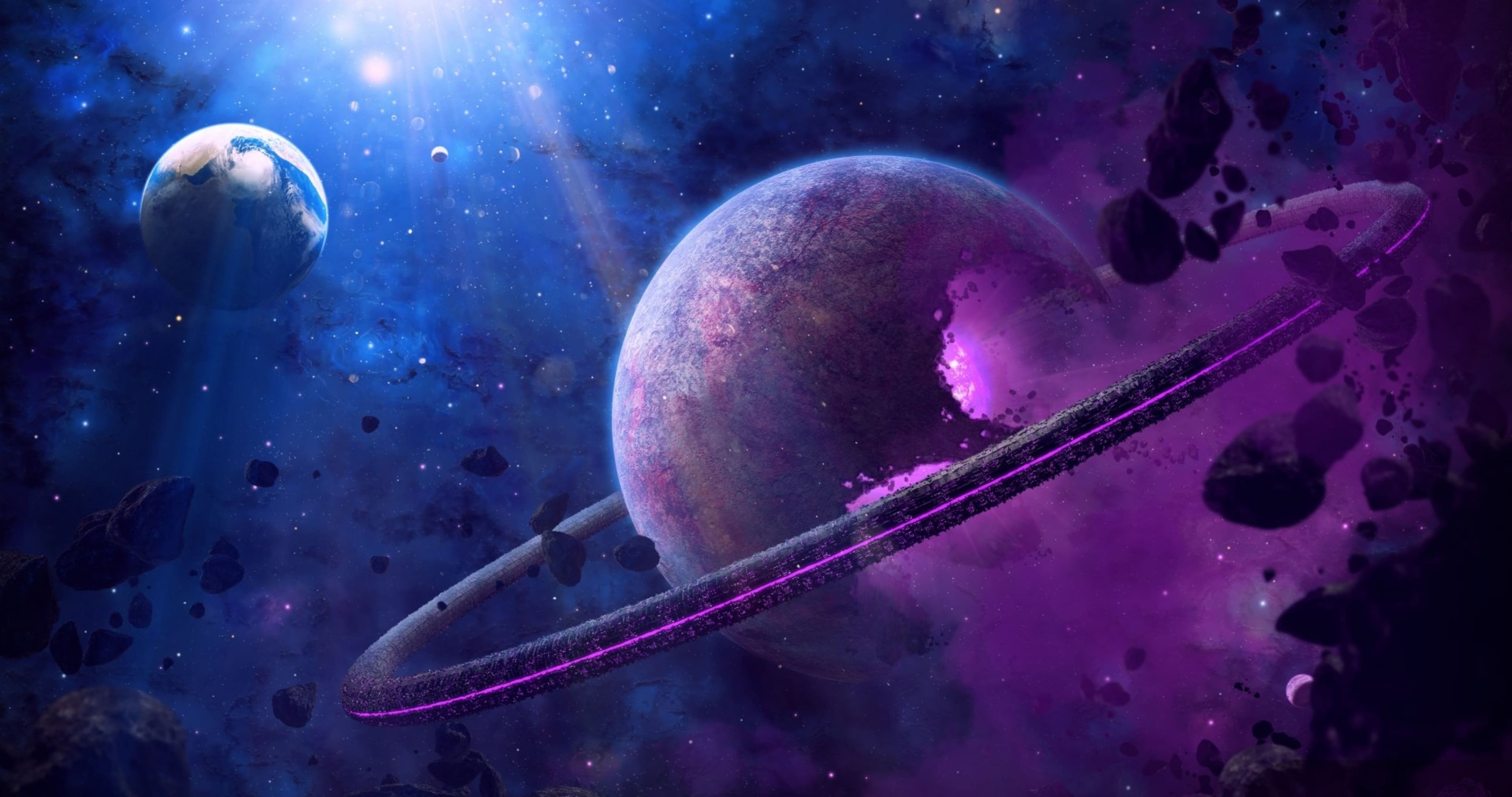 Space illustration 4k wallpapers wallpaper cave