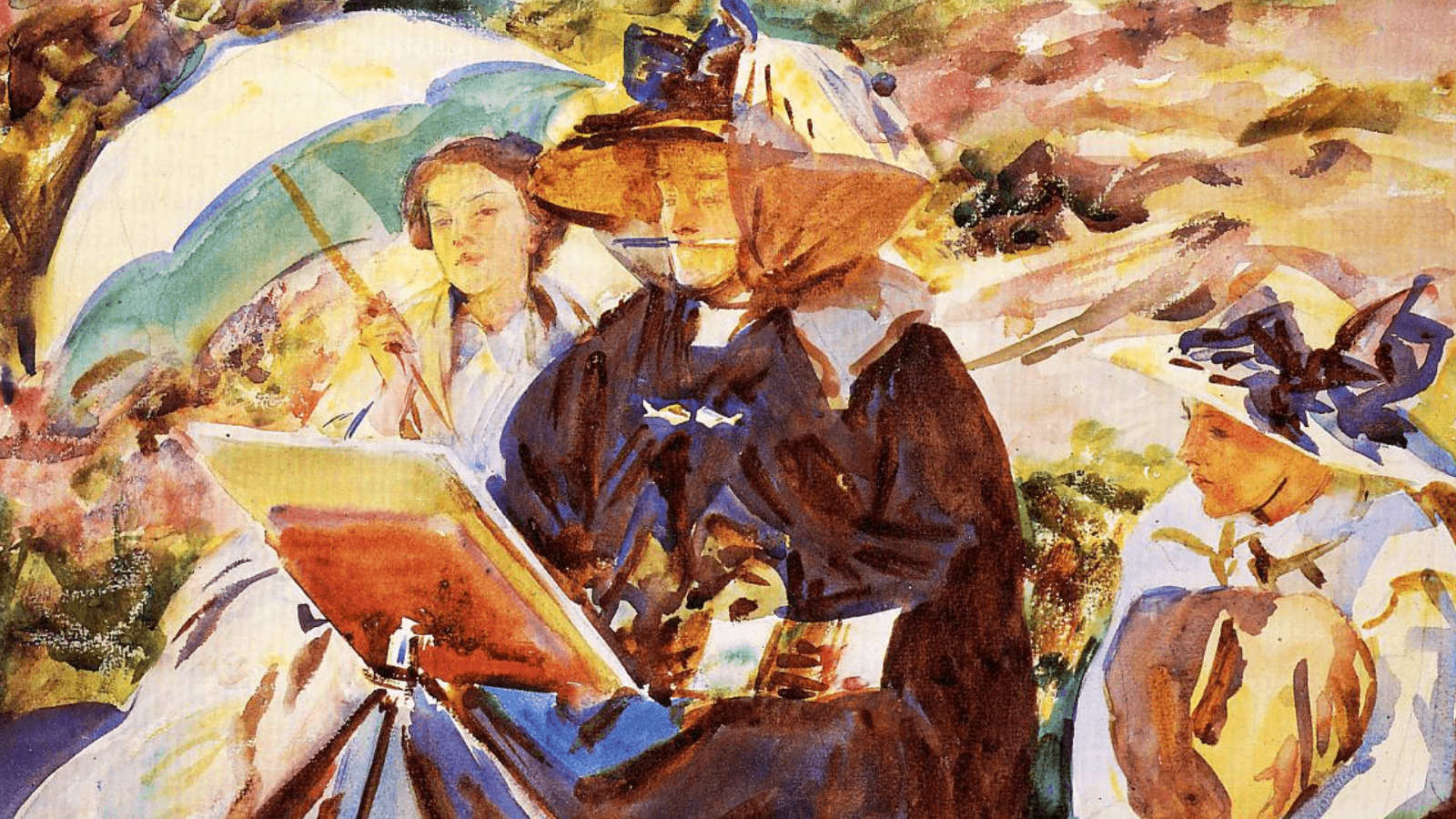 Painting of the Week: John Singer Sargent, Simplon Pass: The Lesson