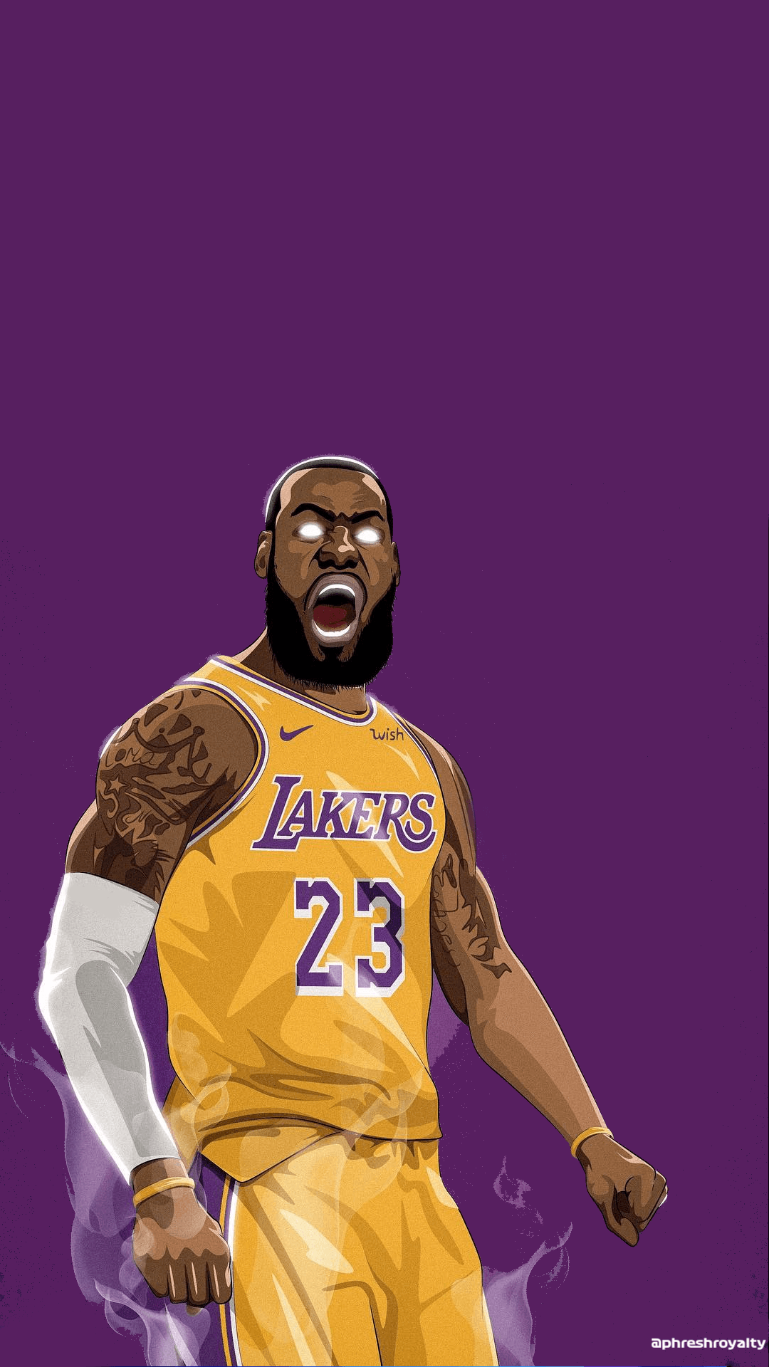 LeBron Lakers Wallpaper