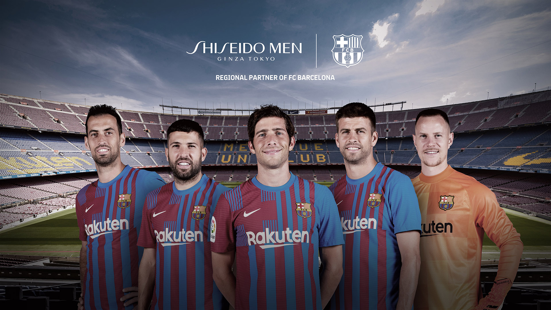 FC Barcelona and Shiseido Men unveil new campaign featuring Sergi Roberto
