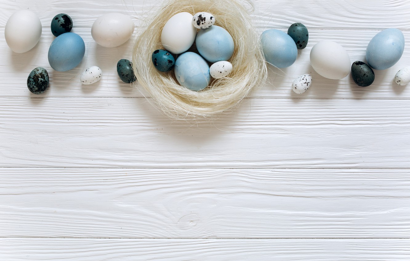 Wallpaper eggs, blue, Easter, white, white, wood, blue, spring, Easter, eggs, decoration, Happy, tender image for desktop, section праздники