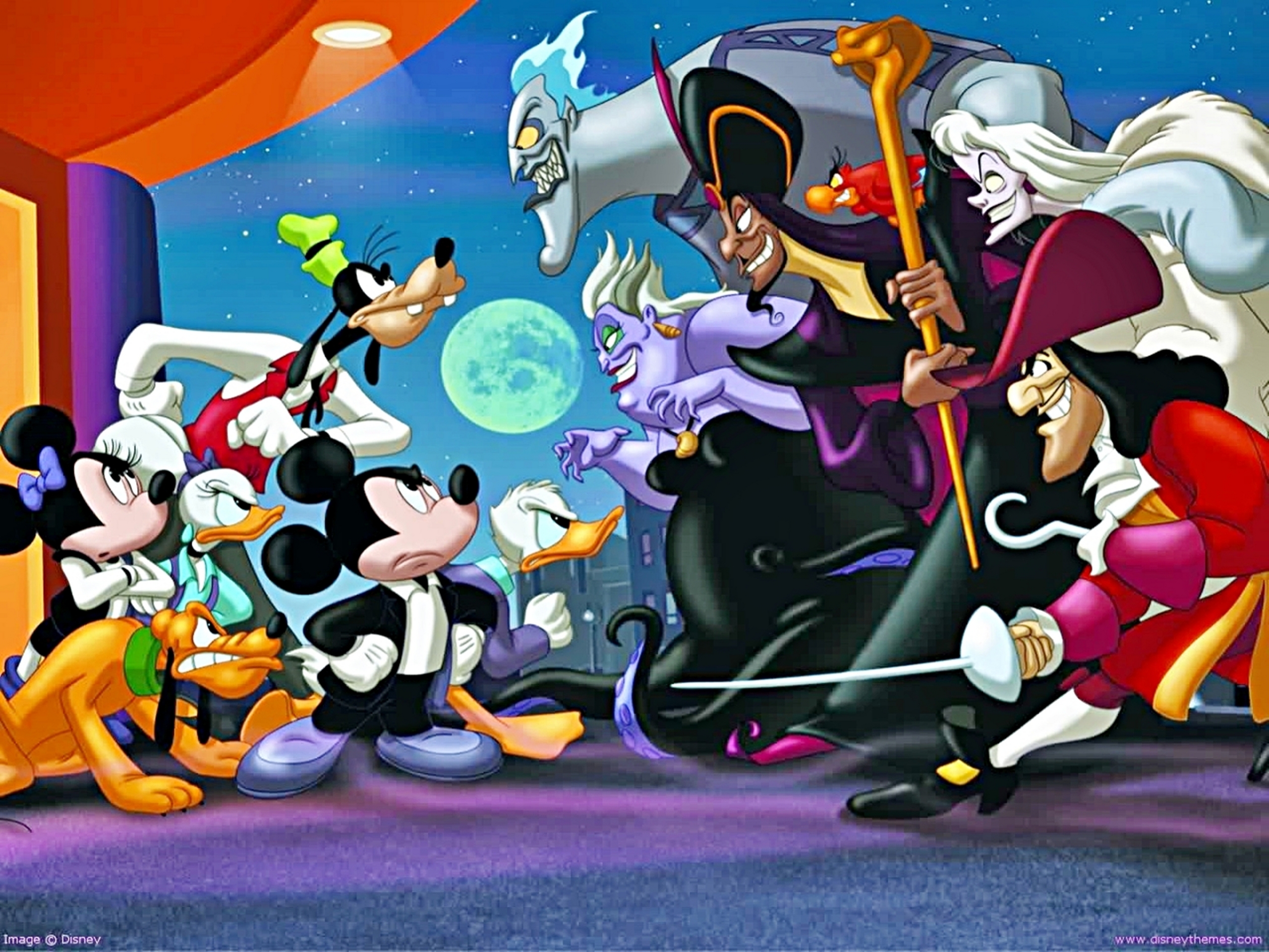 Walt Disney Wallpaper's House of Villains Disney Characters Photo