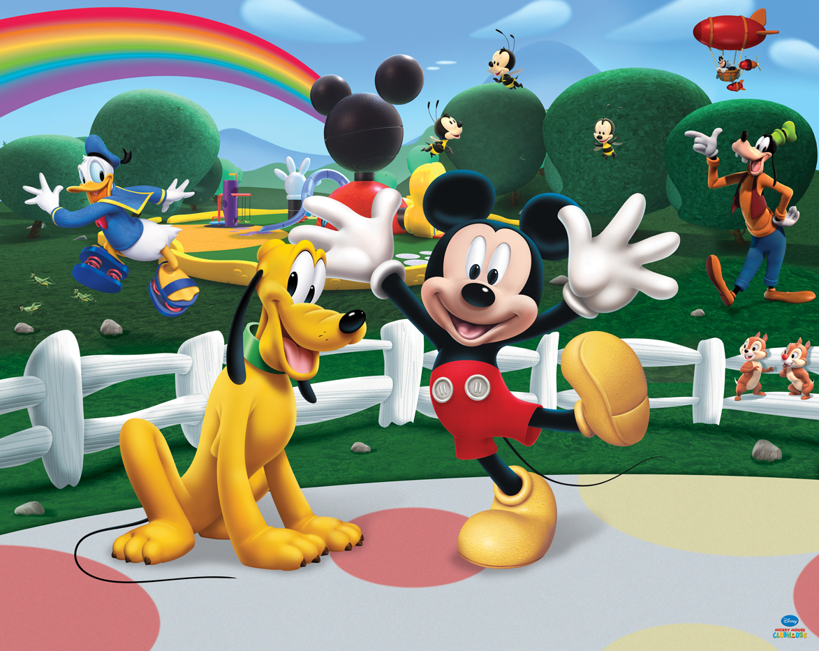 Free download Disney Mickey Mouse Club House by Walltastic Wallpaper Direct [1173x932] for your Desktop, Mobile & Tablet. Explore Mickey Mouse Clubhouse Image Wallpaper. Mickey Wallpaper for Walls, Mickey
