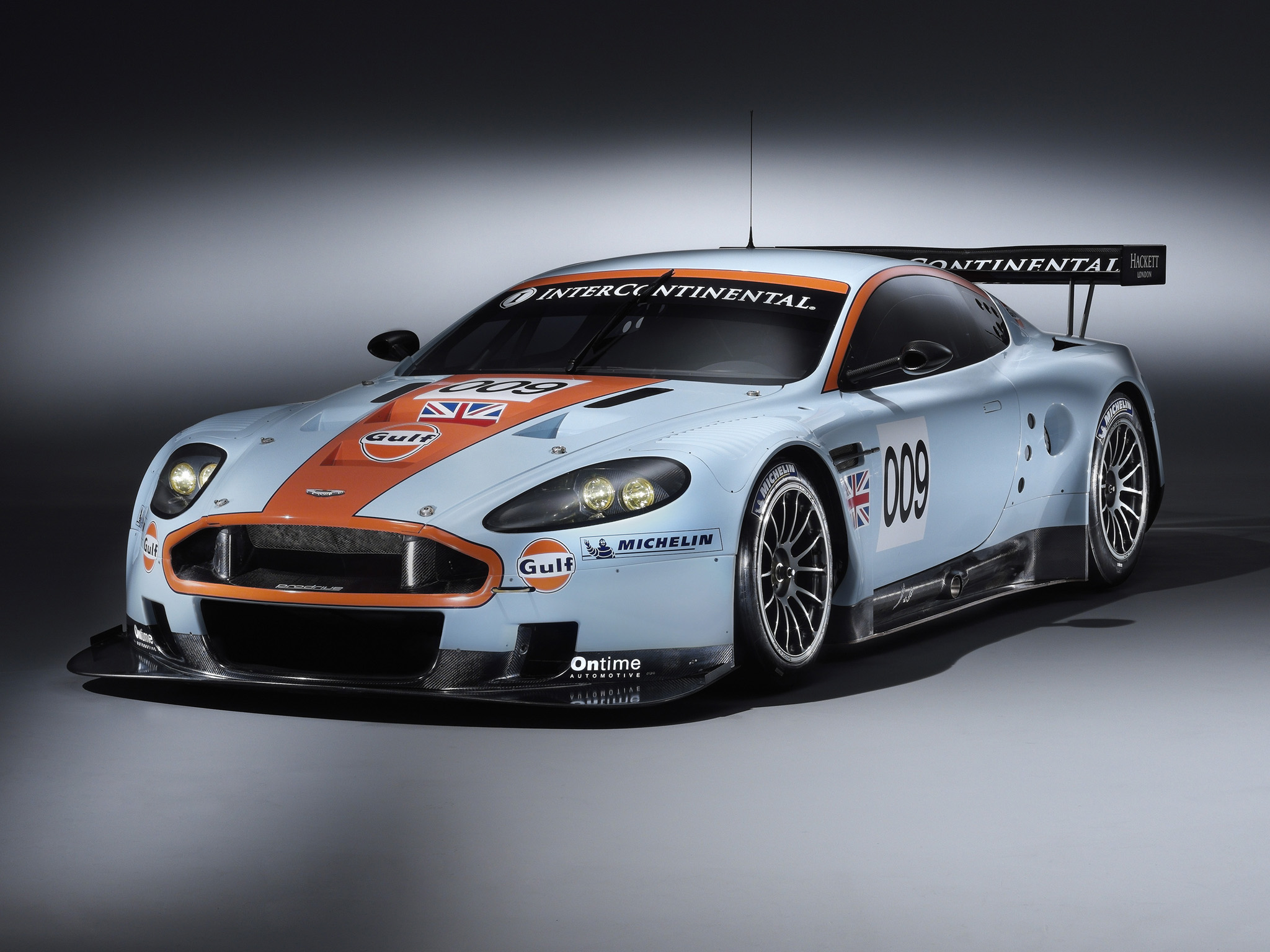 2008, Aston, Martin, Dbr9, Gulf, Oil, Livery, Race, Racing Wallpaper HD / Desktop and Mobile Background