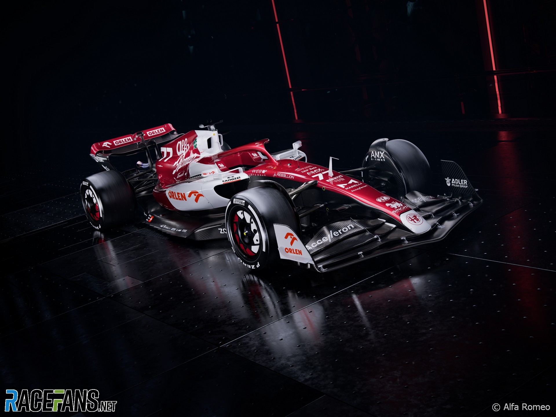 First picture: Alfa Romeo reveals its new livery for 2022 · RaceFans