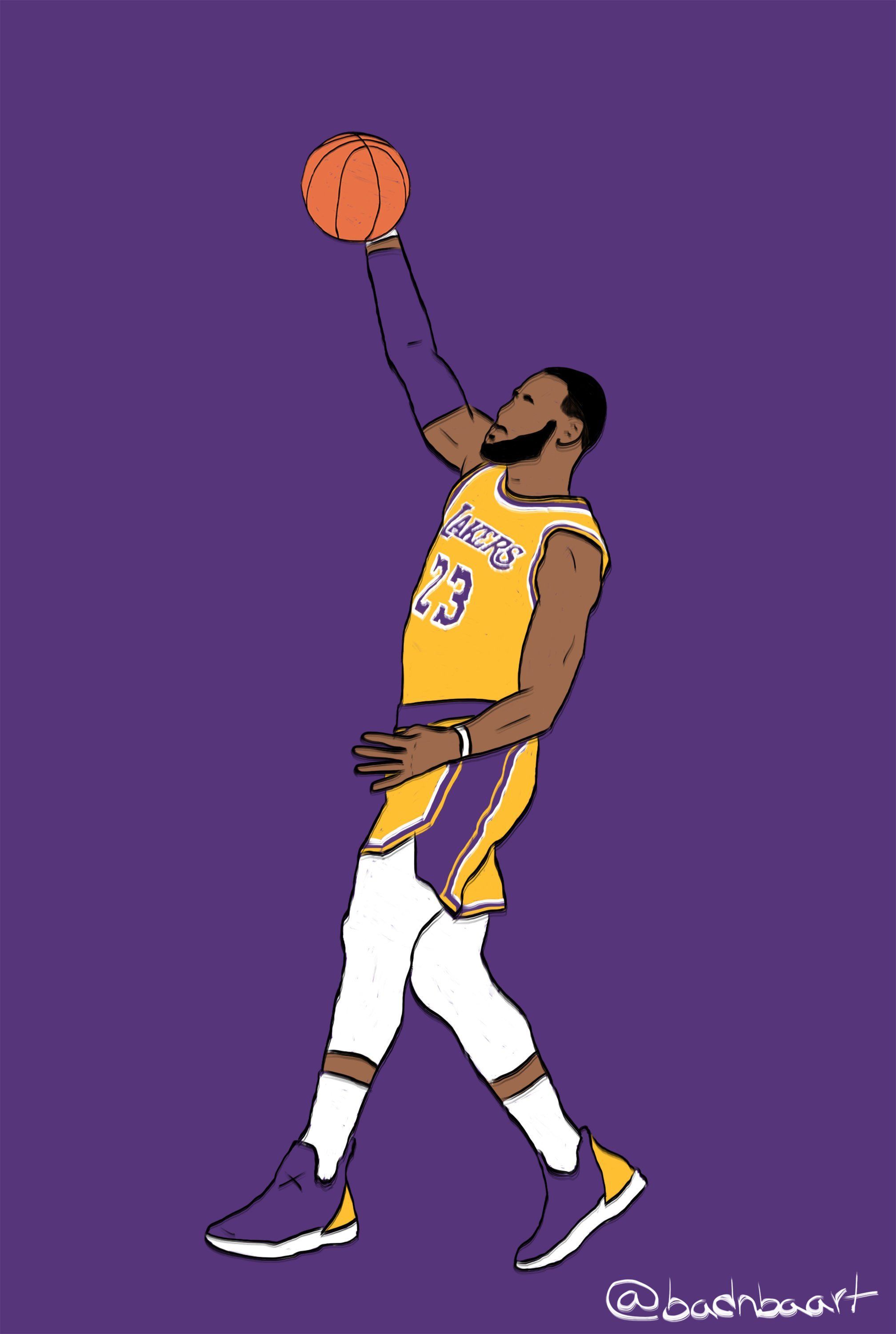 Lakers Cartoon Wallpaper Free Lakers Cartoon Background