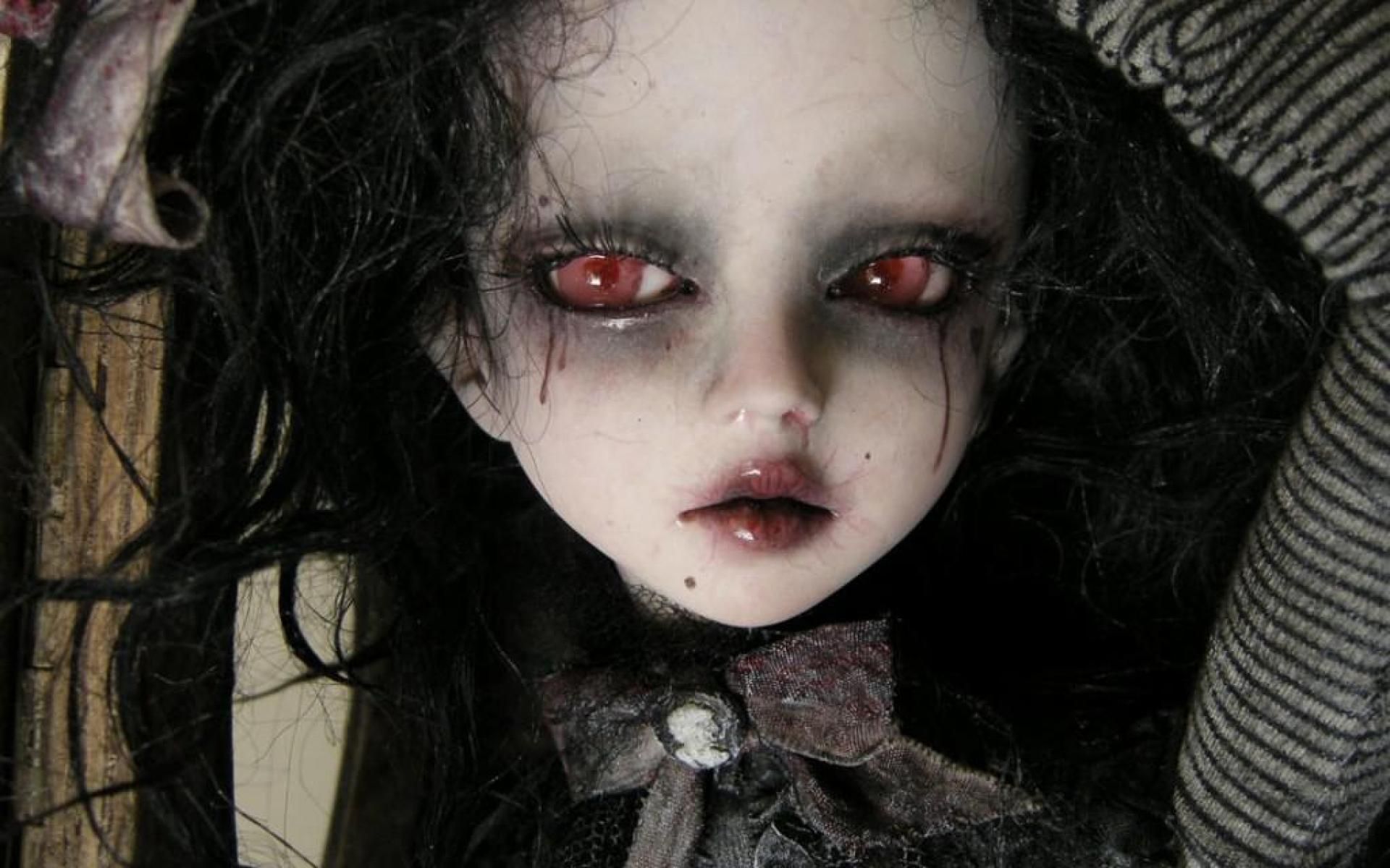 Scary Doll, High Definition, High Quality, Widescreen. Scary dolls, Gothic dolls, Creepy dolls