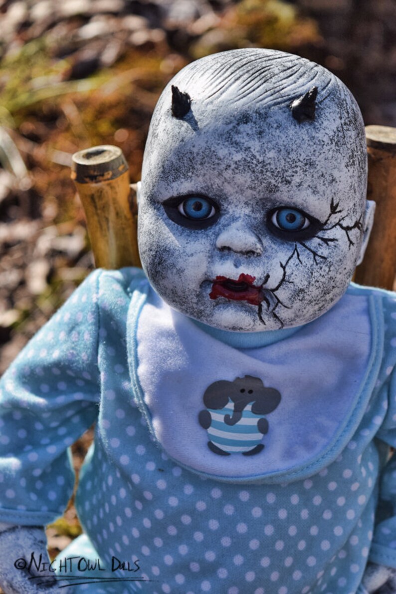 TOBY One of a Kind Demon Horror Baby Dolls & Miniatures Art Dolls startfi.io