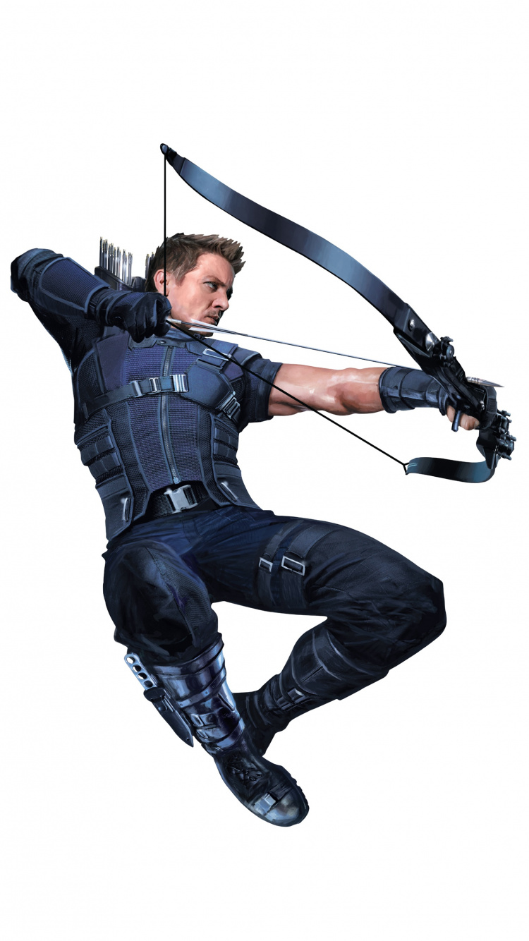 Download Minimal, hawkeye, Jeremy Renner, movie wallpaper, 750x1334, iphone 7, iPhone 8