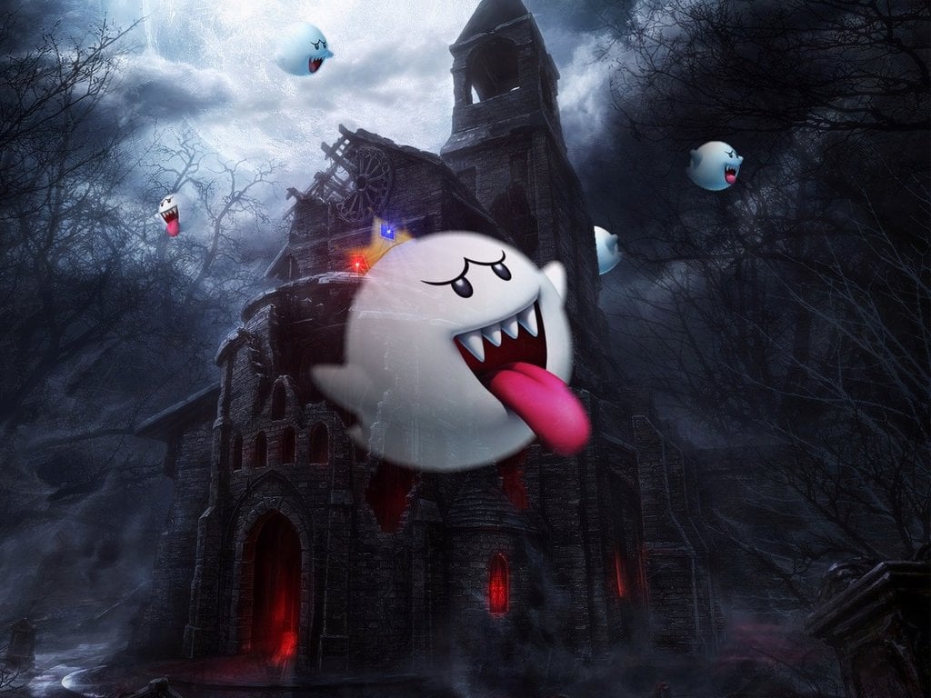 Free download Super Mario Boo with Haunted House by NocturnalMarauder [1024x768] for your Desktop, Mobile & Tablet. Explore Mario Boo Wallpaper. Boo Wallpaper
