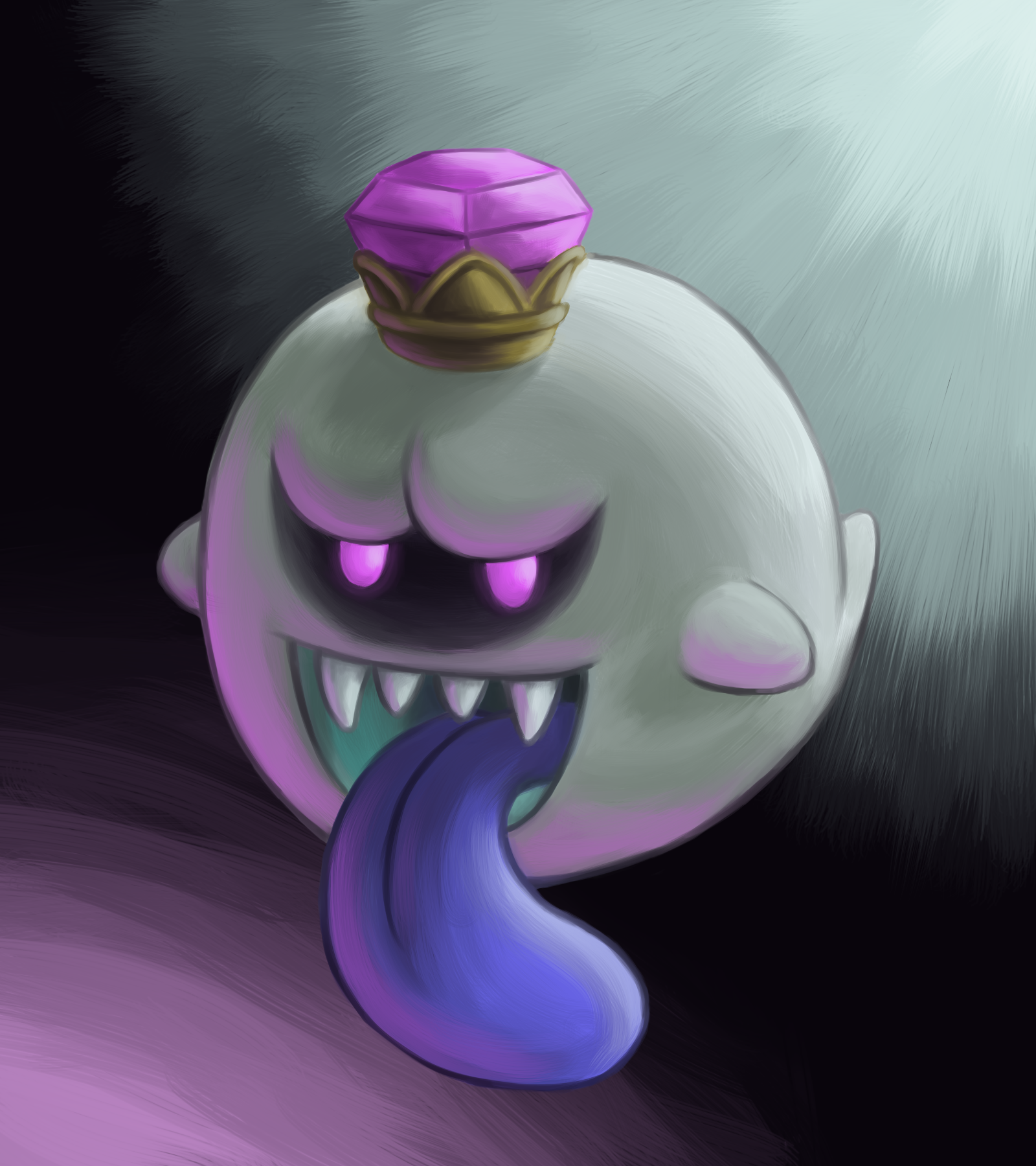 King Boo. King boo, Super mario art, Mario art