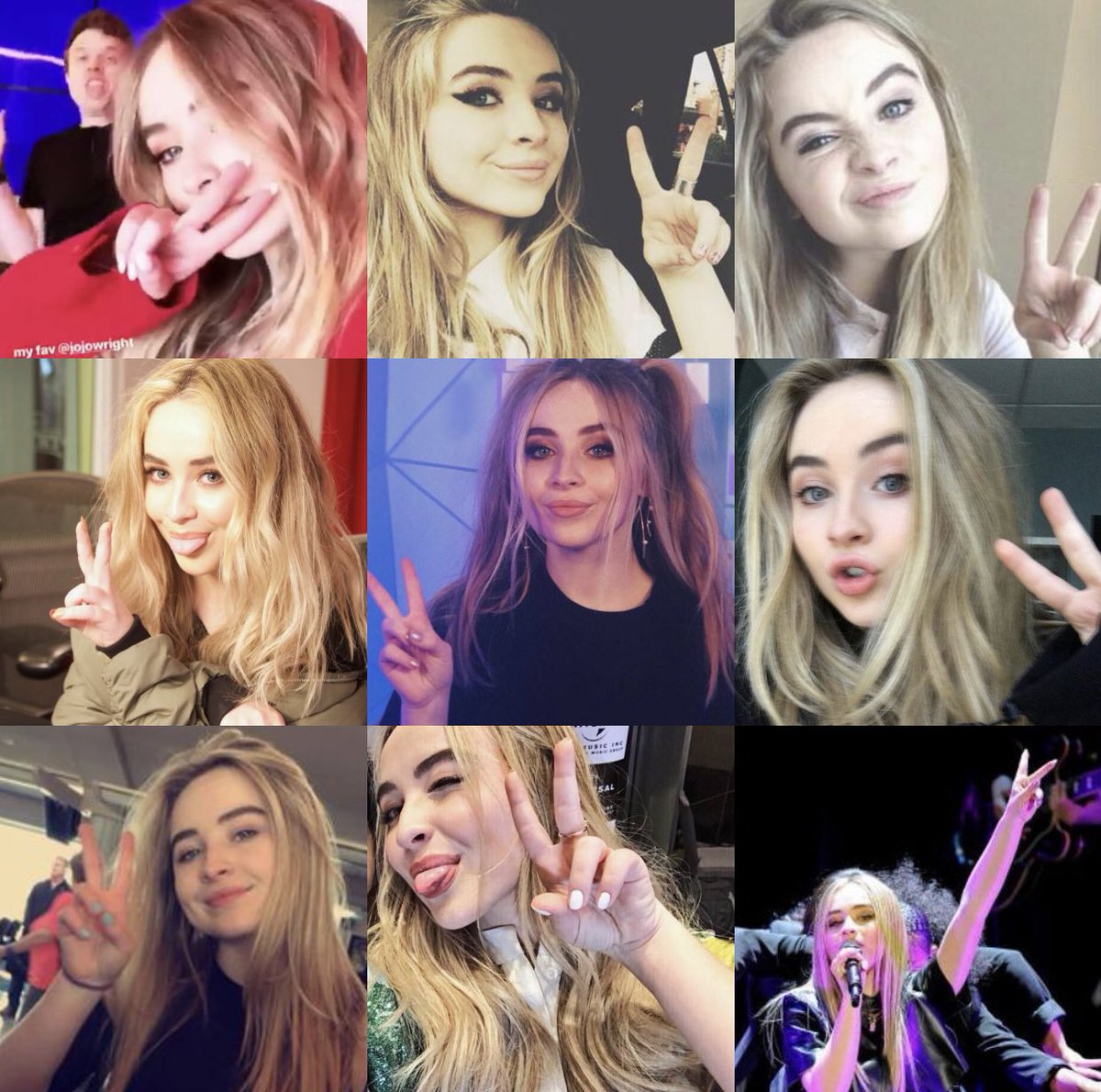 Sabrina Carpenter ar Twitter: now that i see it in collage form it really looks unhealthy