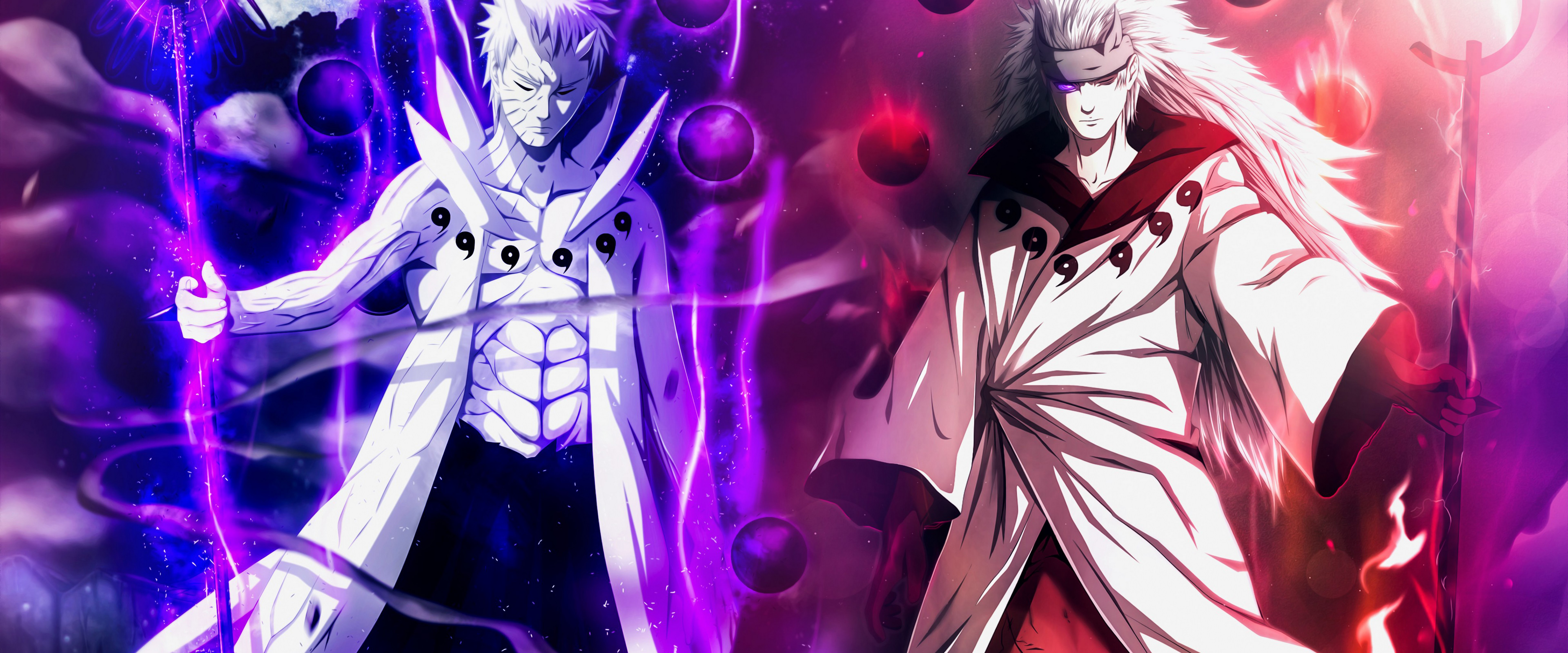 Madara Obito Sage of Six Paths 4K Wallpaper