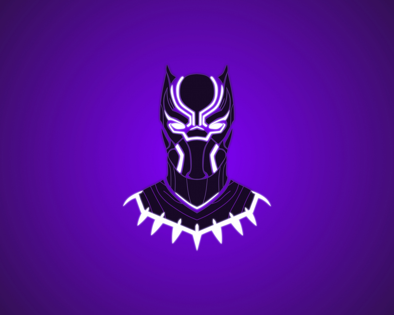 Download Black panther, superhero, minimal, art wallpaper, 1280x1024, Standard 5:4, Fullscreen