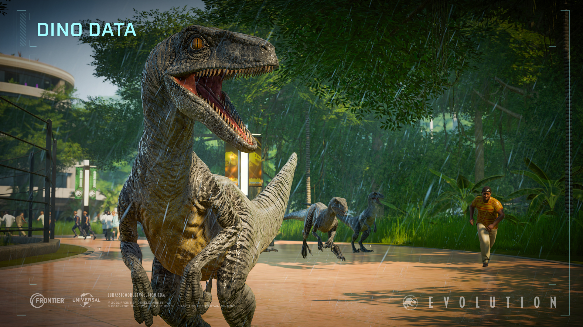 Jurassic World Evolution 2's time for some #DinoData: Sometimes dinosaurs break out and will hunt a guest or two, but can you guess who's eaten the most guests in