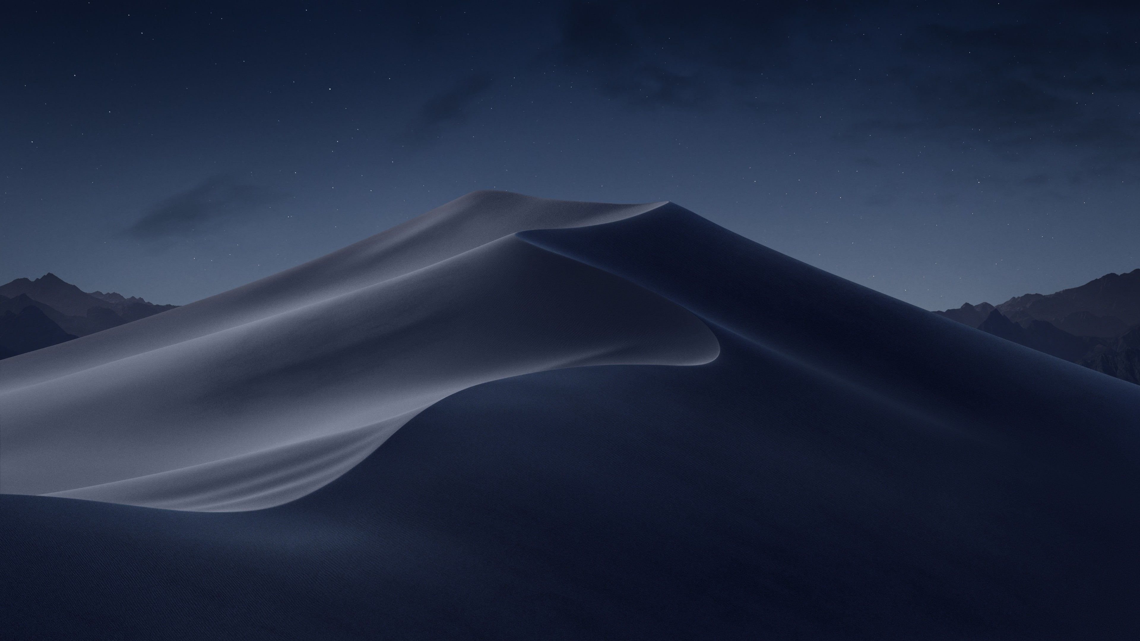 HD wallpaper: blue landscape, night sky, desert, dune, starry sky, sand dune Wallpaper Market