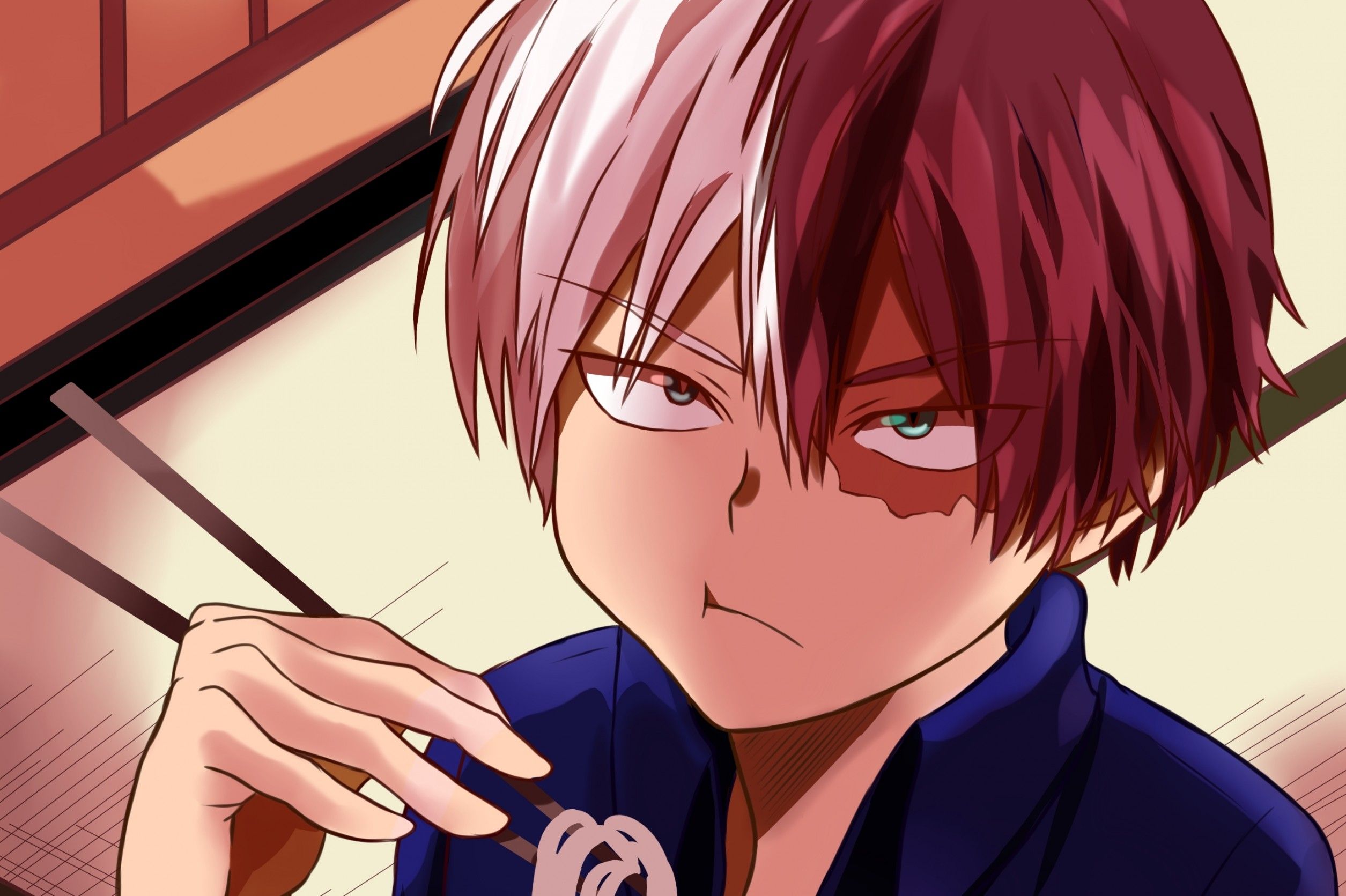 My Hero Academia Todoroki Eating
