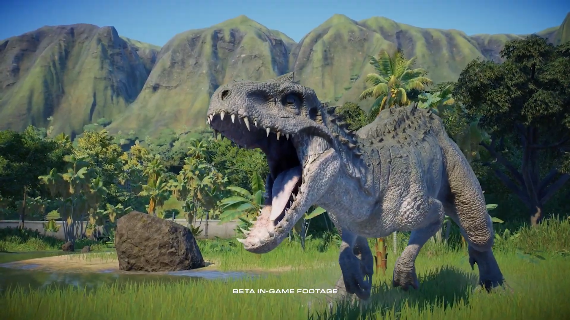 First look Indominus Rex from Jurassic World Evolution 2