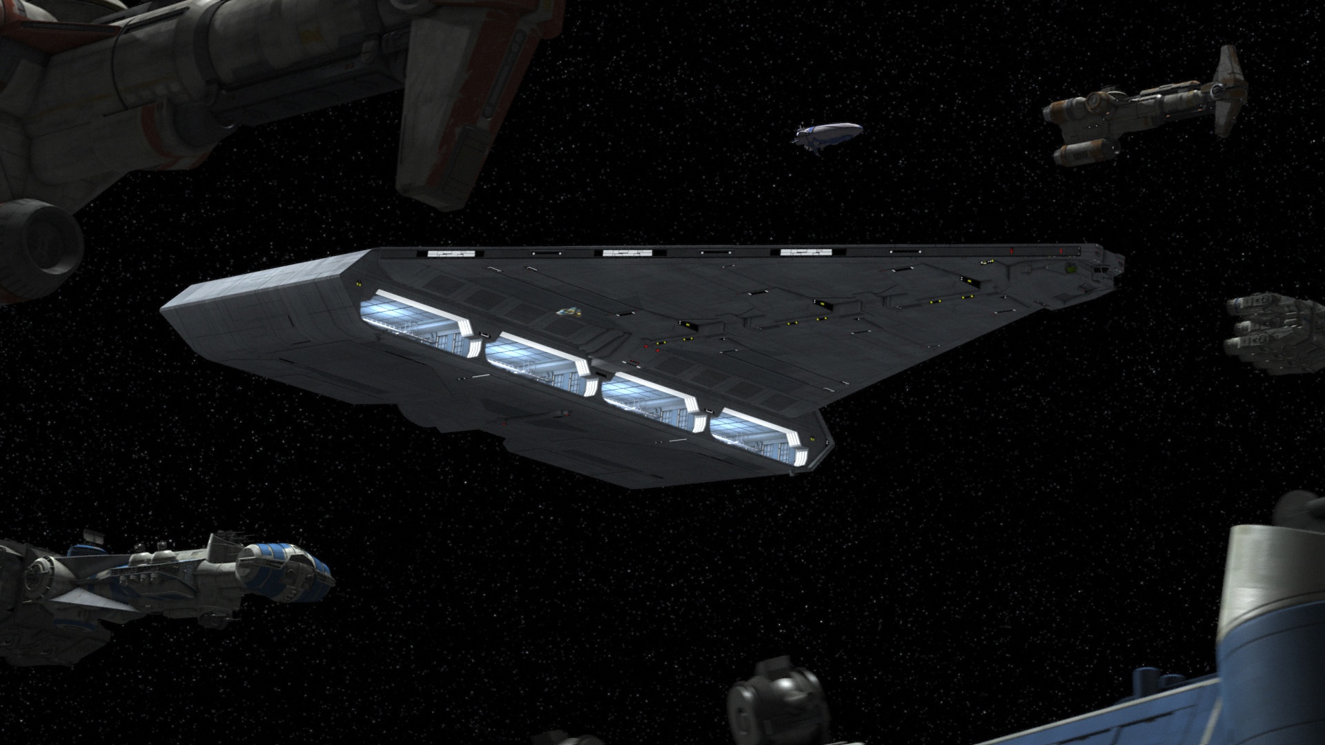 What is the fleet size of the Rebel Alliance?