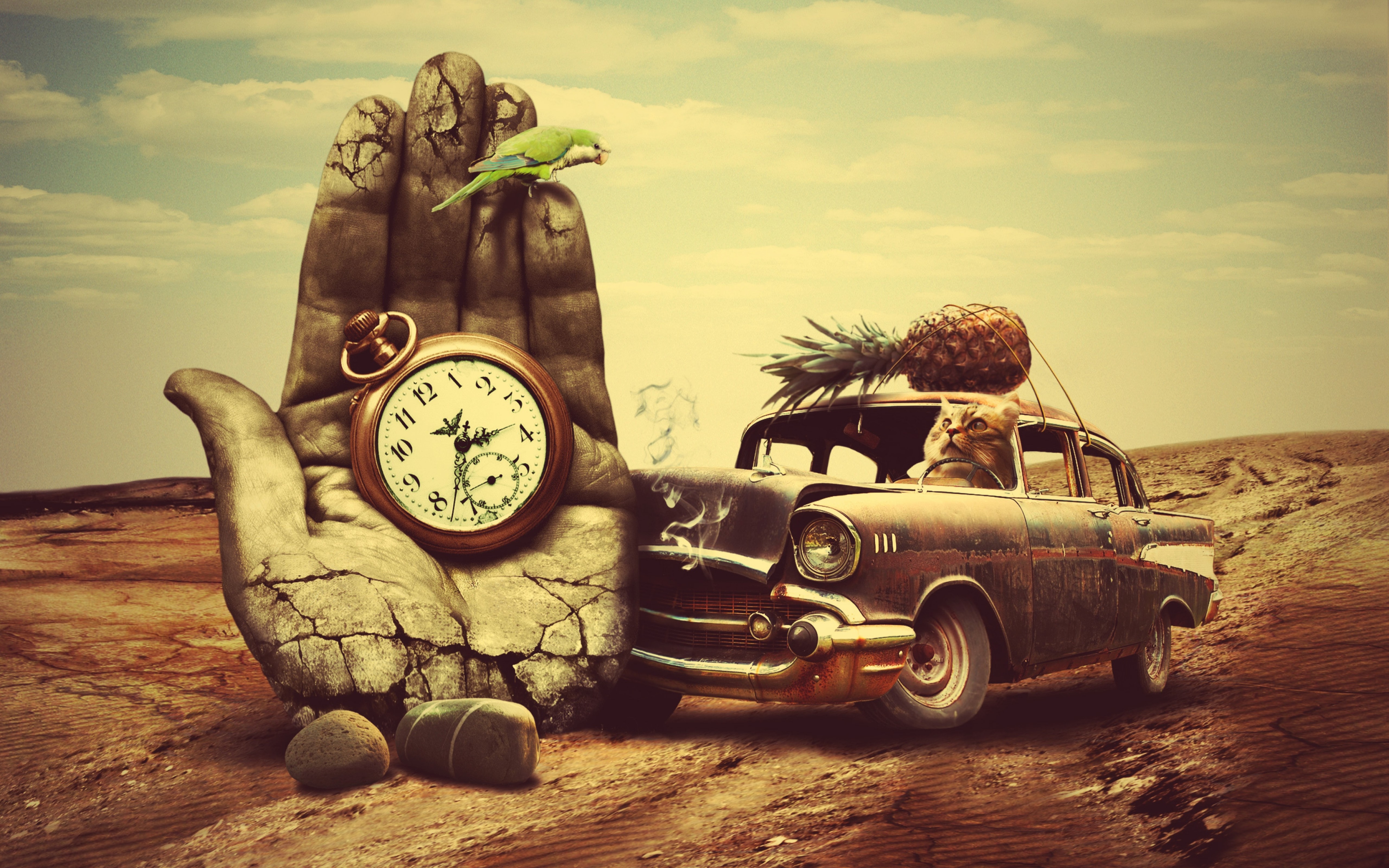 Free download Rusty old car clock hand and animals Creative HD wallpaper [5120x3200] for your Desktop, Mobile & Tablet. Explore Wallpaper Of Old Cars. Old Car Wallpaper Border, Free