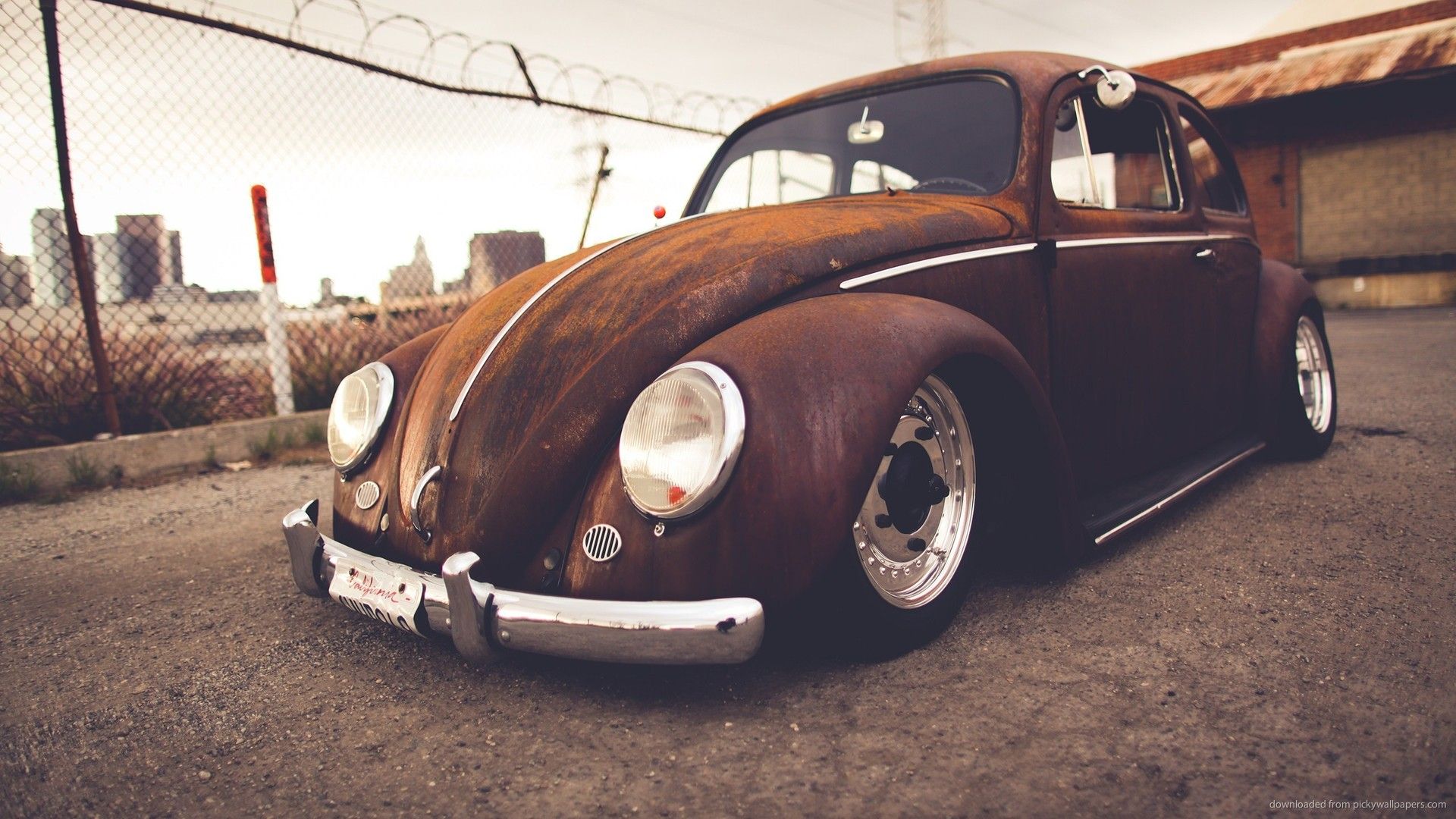 Rusty Volkswagen Beetle Cabriolet wallpaper. Volkswagen new beetle, Car wallpaper, Vintage cars