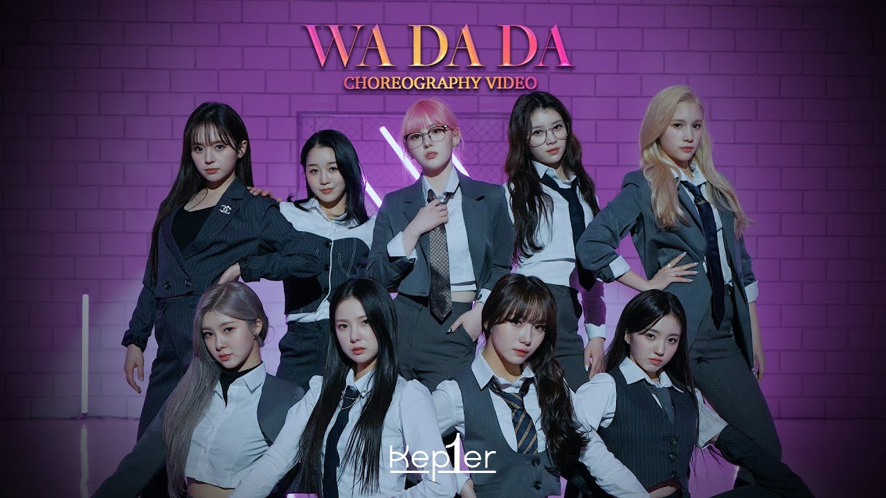 Kep1er Treats Fans To Suit Themed Choreography Video For 'WA DA DA'