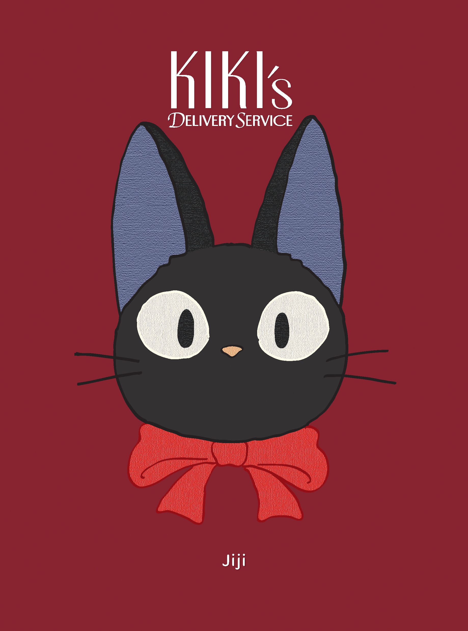 Kiki's Delivery Service: Jiji Plush Journal, (Textured Journal, Japanese Anime Journal, Cat Journal) (Diary).com. Kiki cat, Ghibli artwork, Studio ghibli art