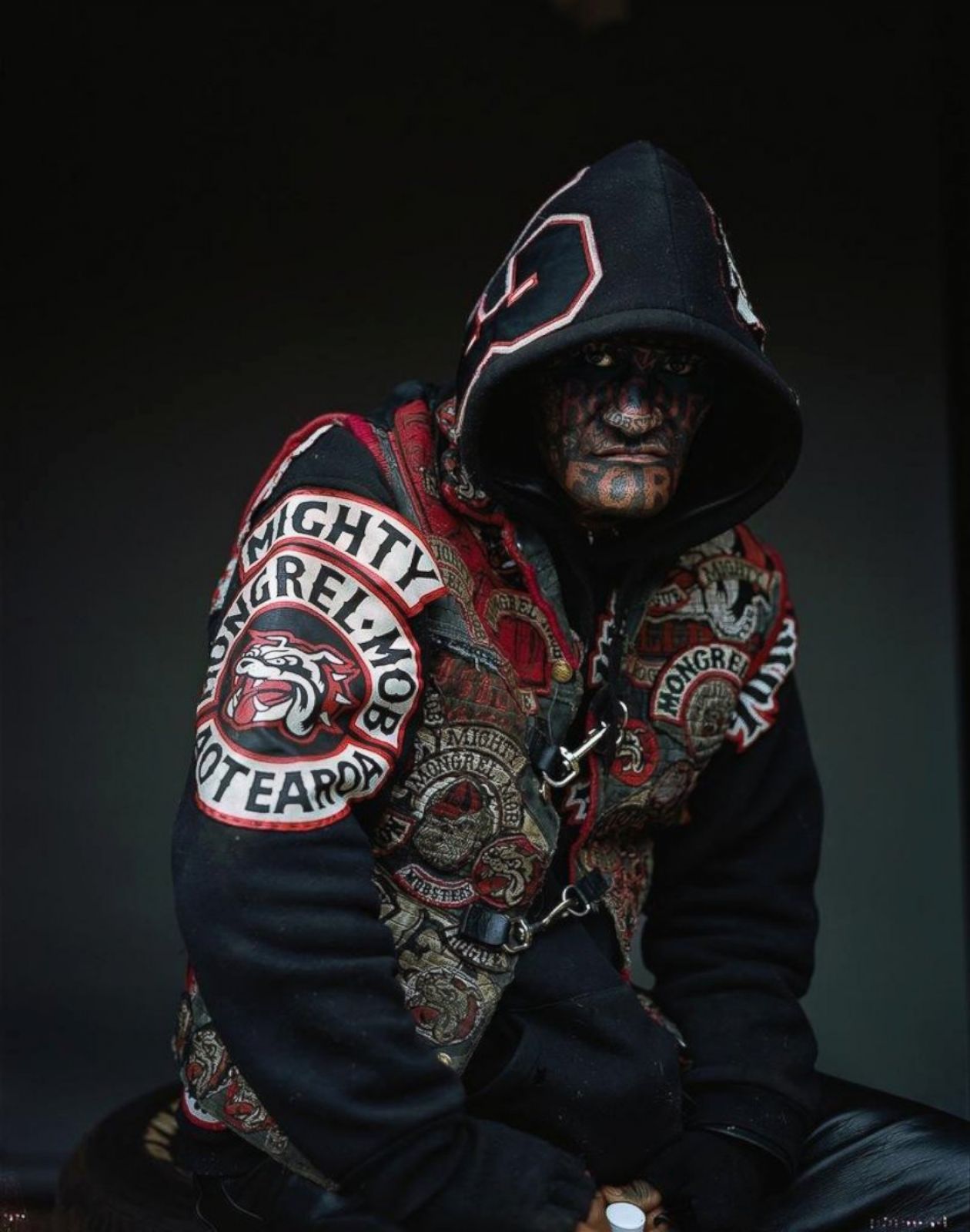 Stunning Portraits of Members of the Mighty Mongrel Mob Photo