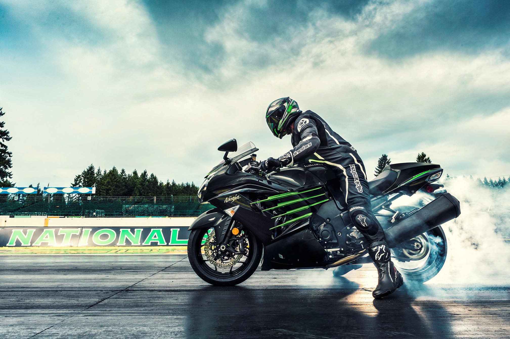 Вилли на zx10r