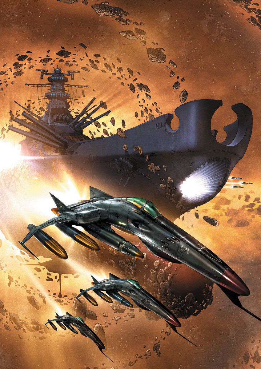 Starlazers ideas. space battleship, battleship, star blazers