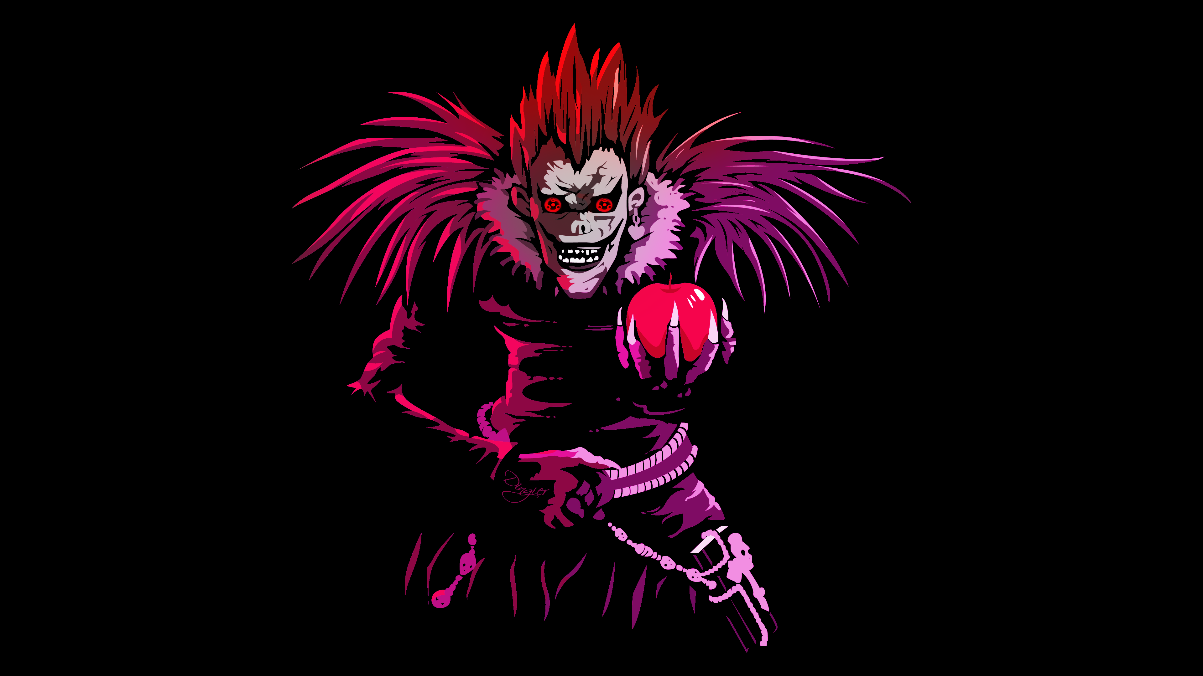 Death Note Shinigami Ryuk Madara Sharingan, Ryuk (Death Note) HD Wallpaper