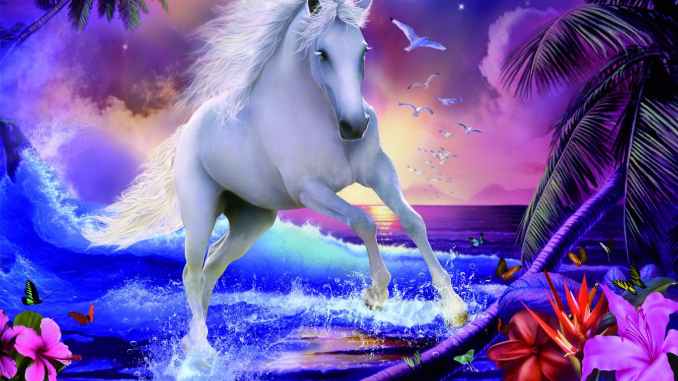 Free download Magical Unicorns 3 High Resolution Wallpaper [1366x768] for your Desktop, Mobile & Tablet. Explore Unicorn Background. Free Unicorn Wallpaper
