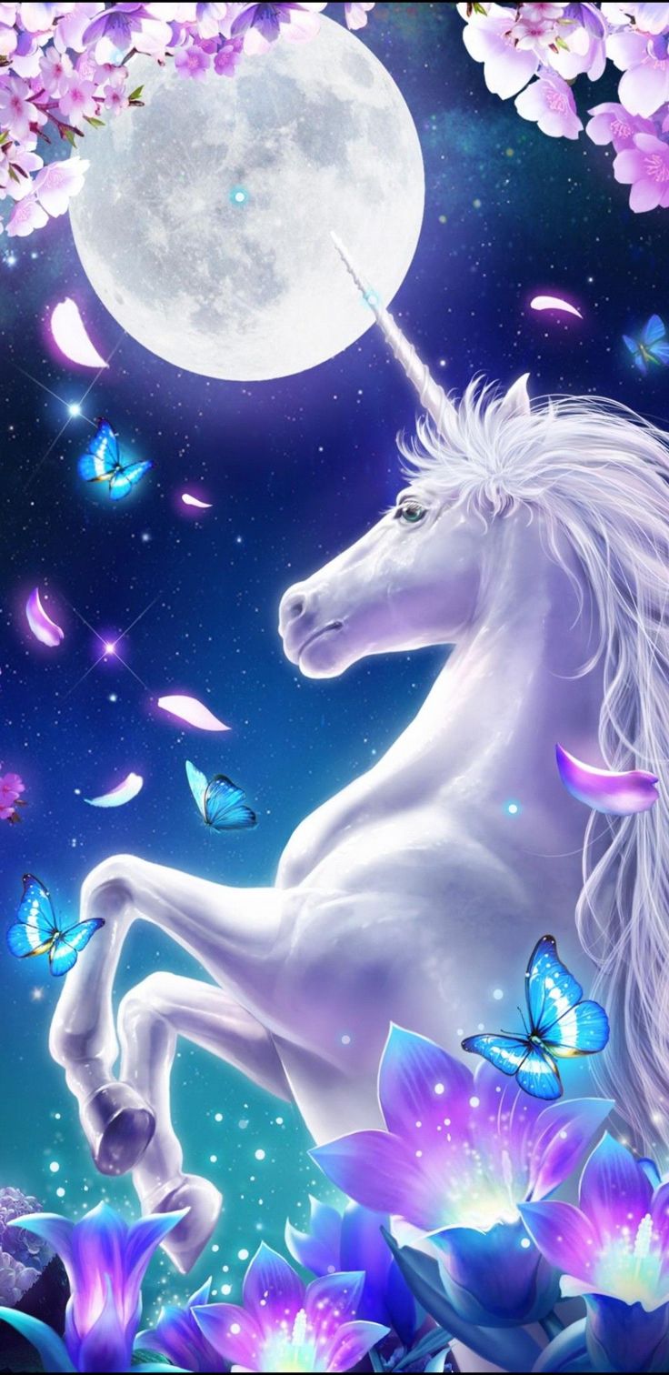 Cute Glitter Unicorn Wallpaper For Phone. Unicorn painting, Unicorn wallpaper, Unicorn wallpaper cute