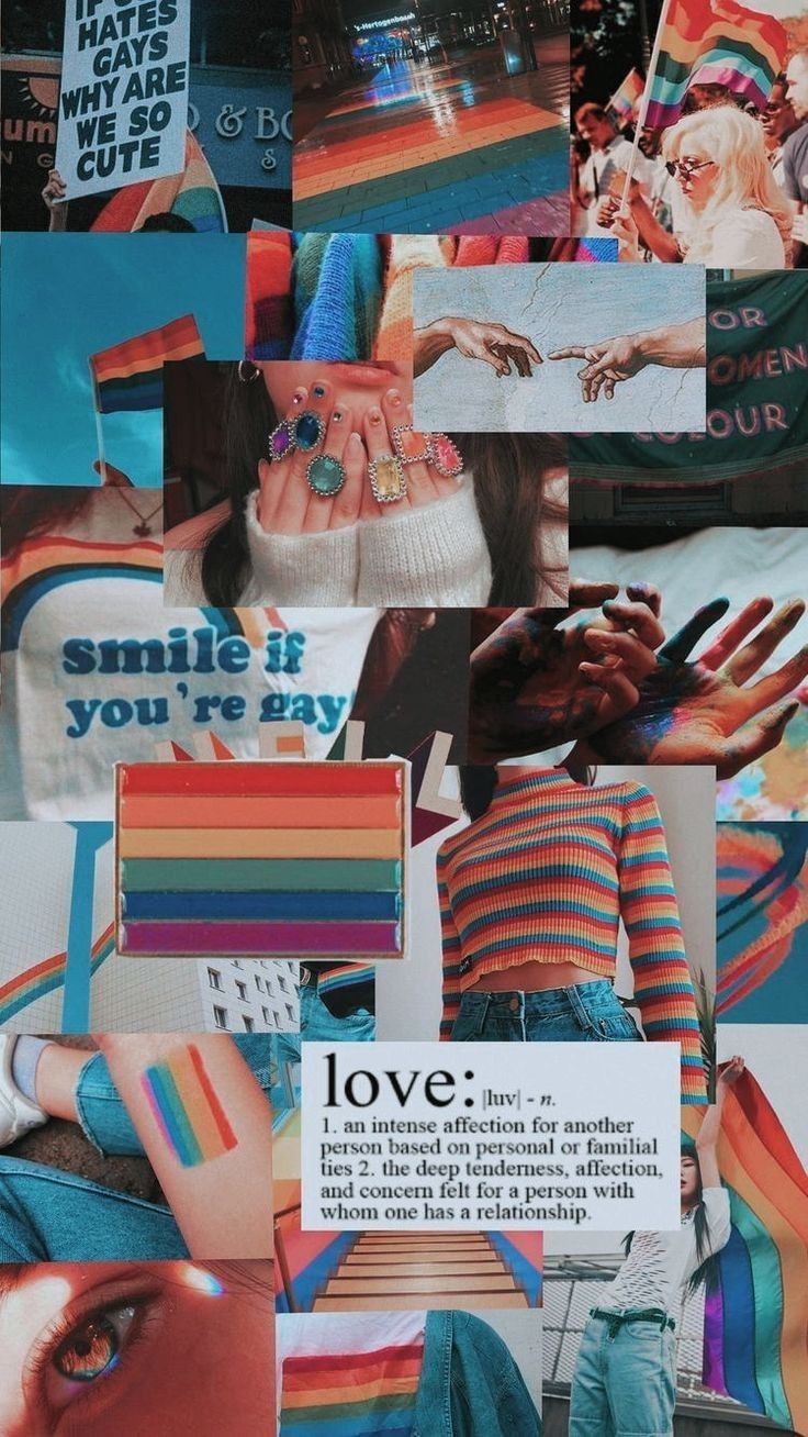 LGBT Aesthetic Collage Wallpapers - Wallpaper Cave