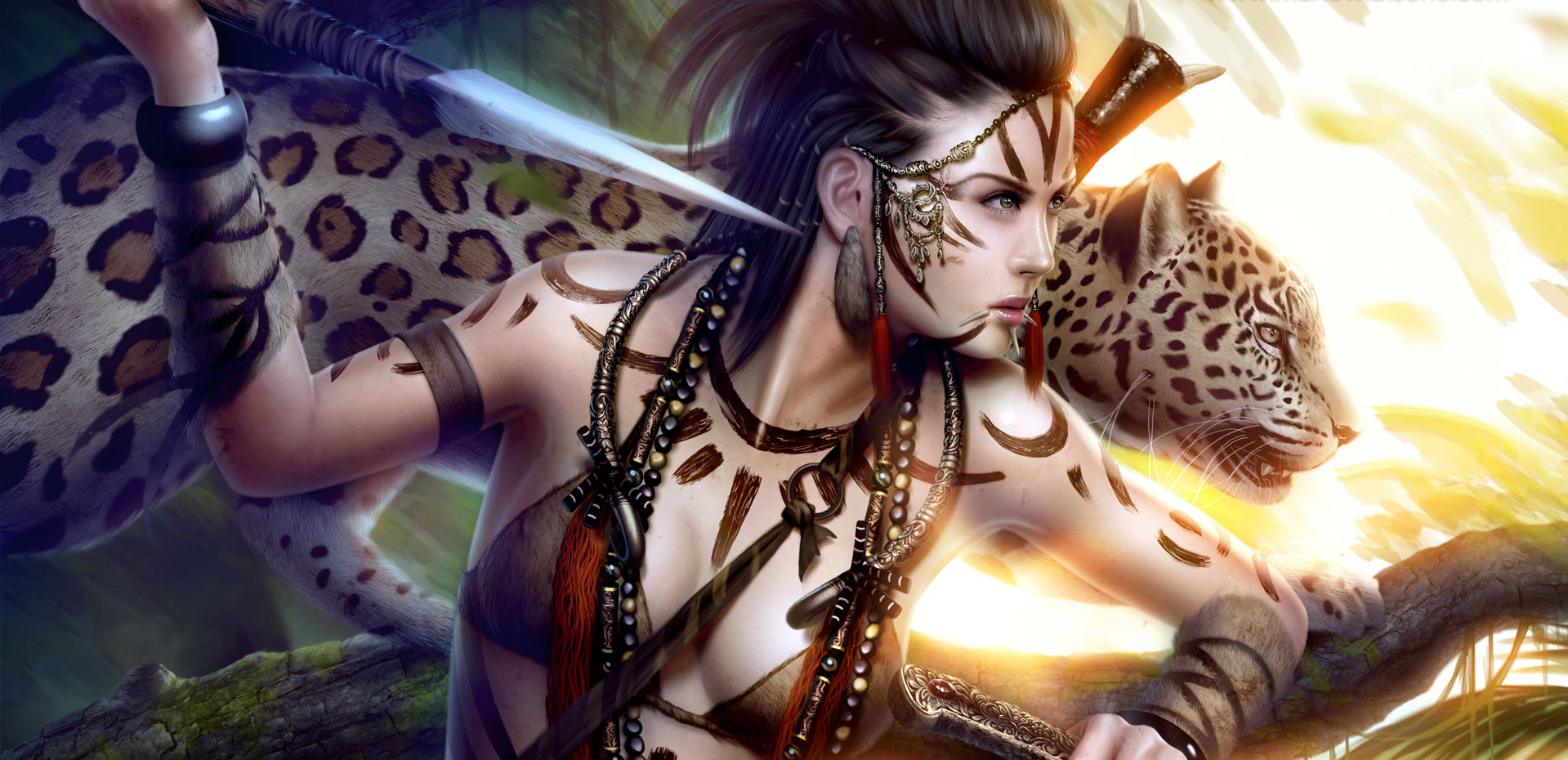 Fantasy Women Warrior Wallpaper and Background Imagex930