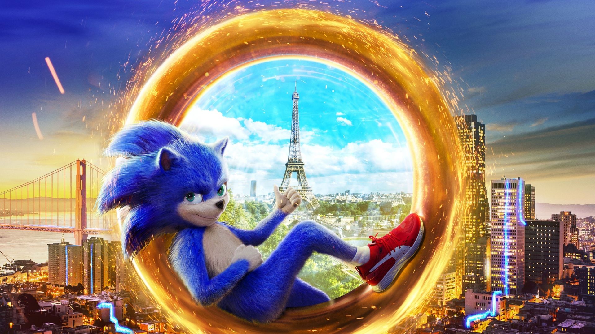 Sonic the hedgehog, 2019 movie wallpaper, HD image, picture, background, b3f4d1