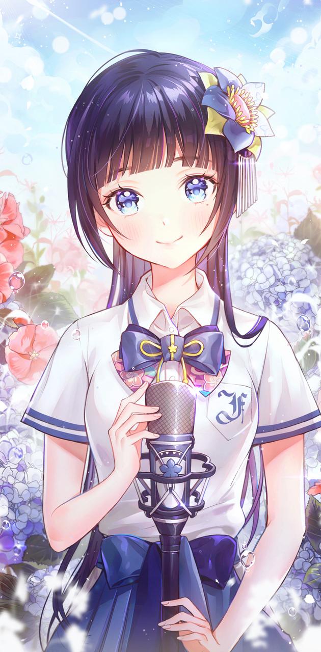 Anime School Girl wallpaper