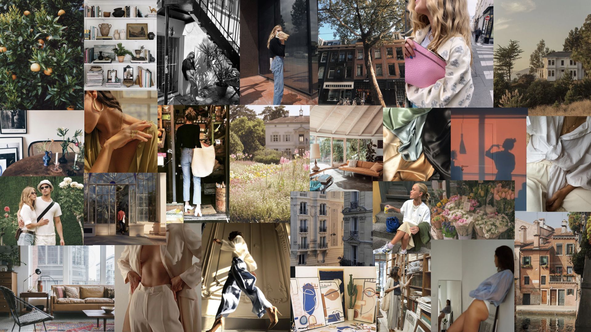 Spring Summer 2020 Mood Boards. Spring Desktop Wallpaper, Aztec Wallpaper, Macbook Wallpaper