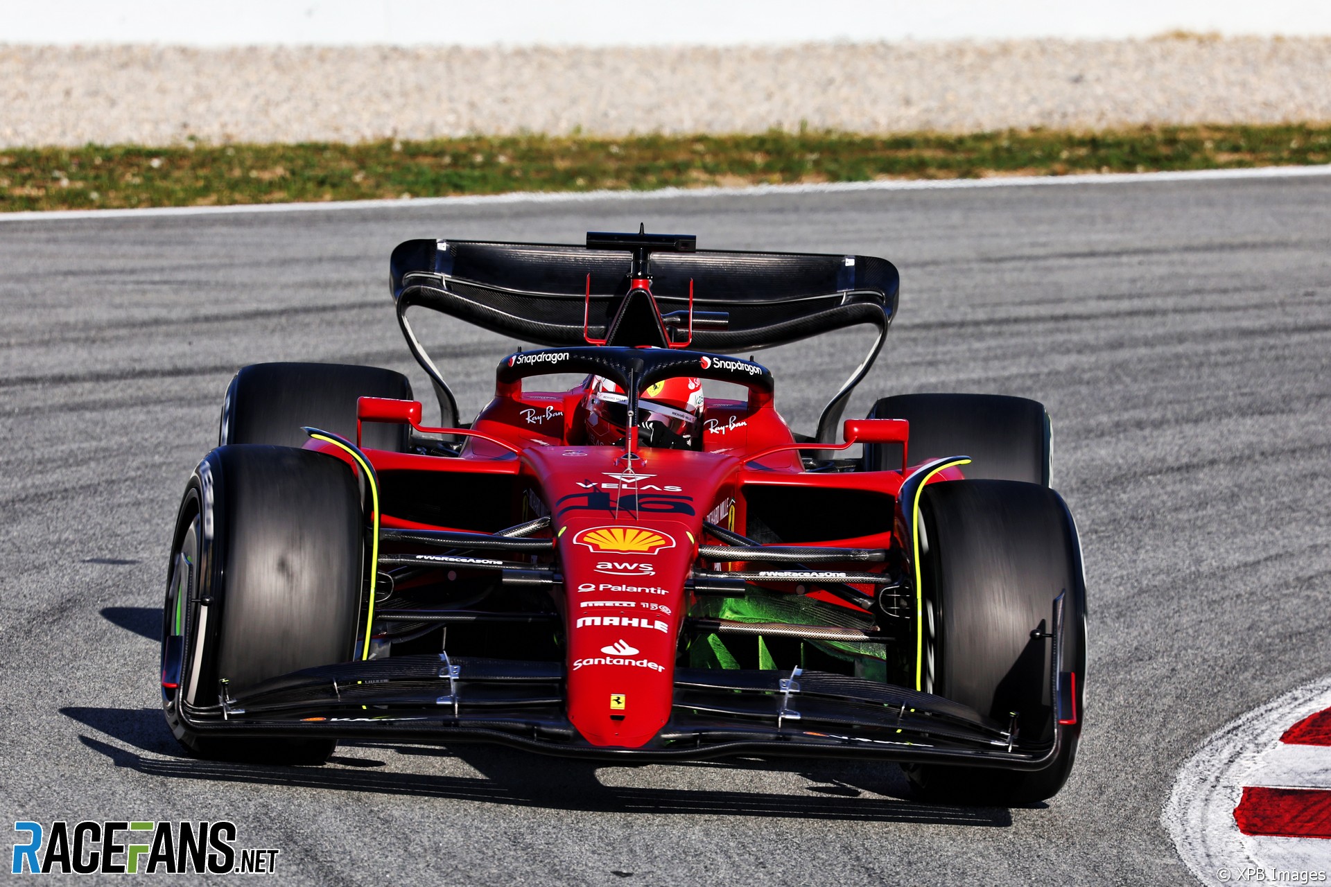 Charles Leclerc, Ferrari, Circuit de Catalunya, 2022 · RaceFans