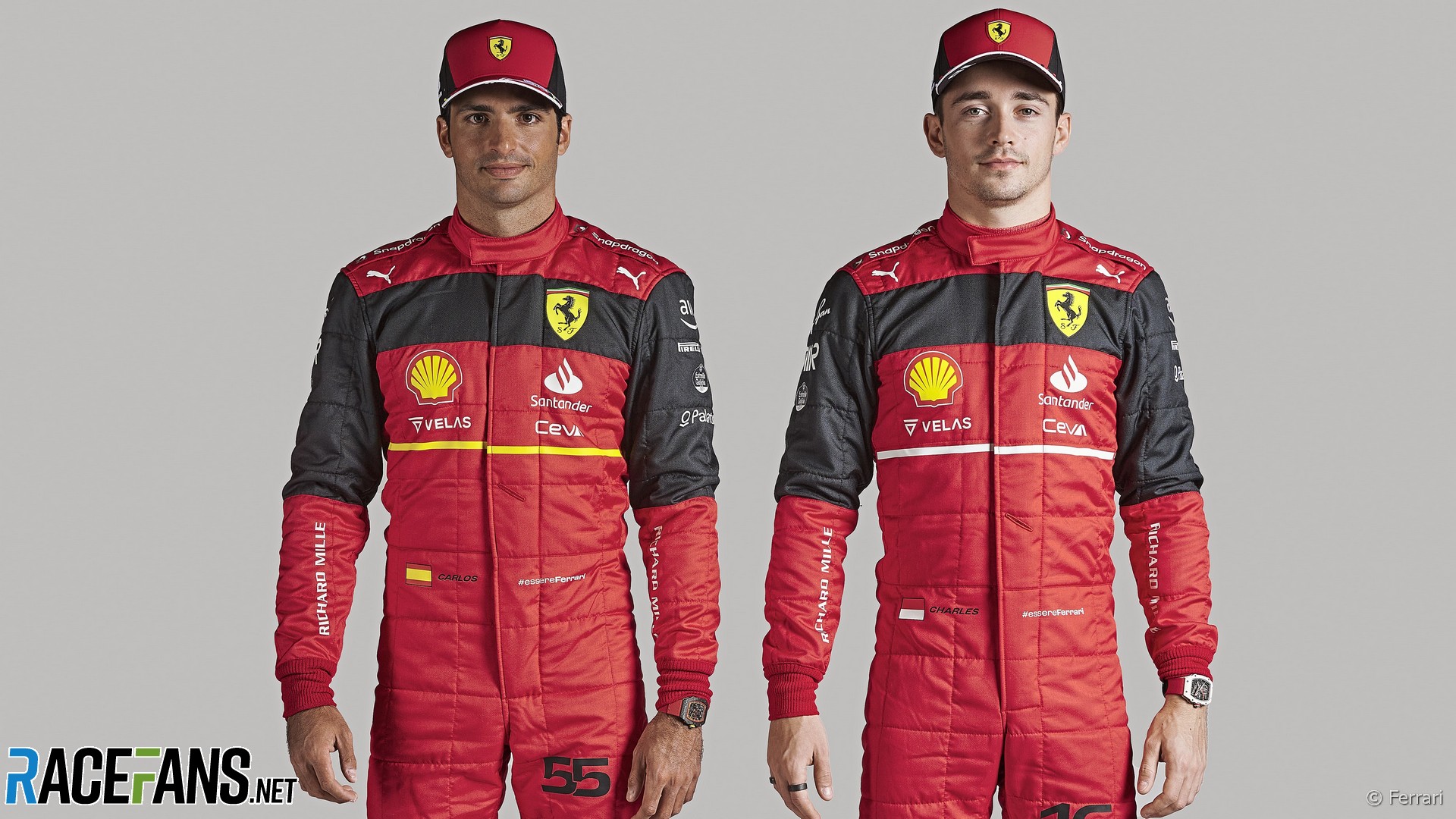 Carlos Sainz Jnr, Charles Leclerc, Ferrari, 2022 · RaceFans
