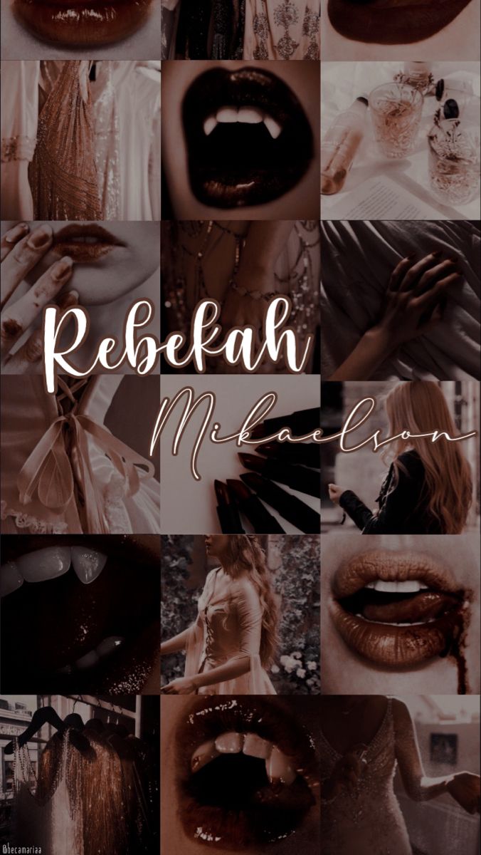 Rebekah Mikaelson collage wallpaper
