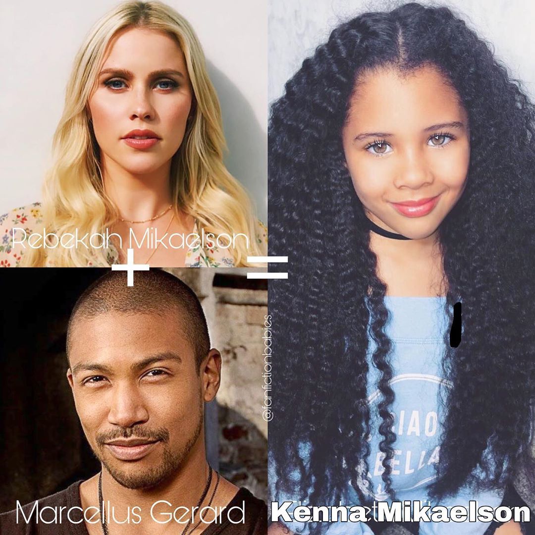 Babies Of Ships on Instagram: “Kenna is the eldest child of Rebekah and Marcel. She is a witch like her cousins and attend the Salvato. Marcel, Rebekah, Marcellus