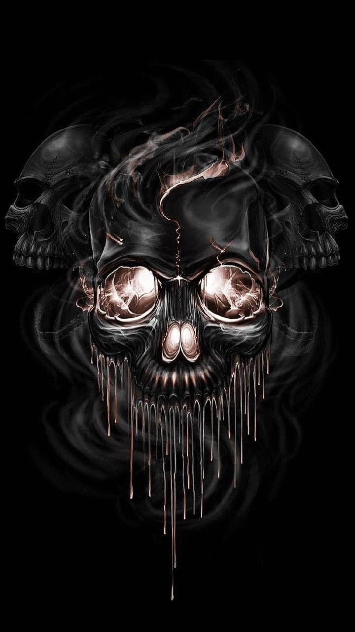 gothic art. Skull art drawing, Skull wallpaper iphone, Skull wallpaper