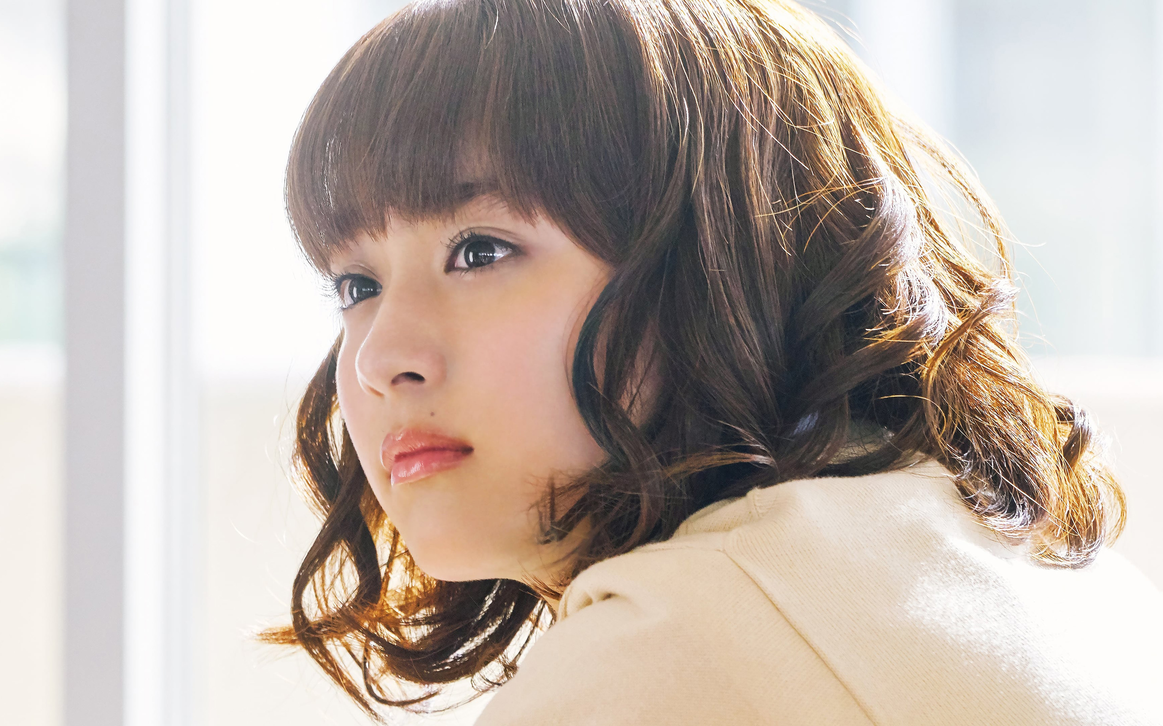 Download wallpaper Yuna Taira, 2019, japanese actress, beauty, asian girls, japanese celebrity, Yuna Taira photohoot for desktop with resolution 3840x2400. High Quality HD picture wallpaper